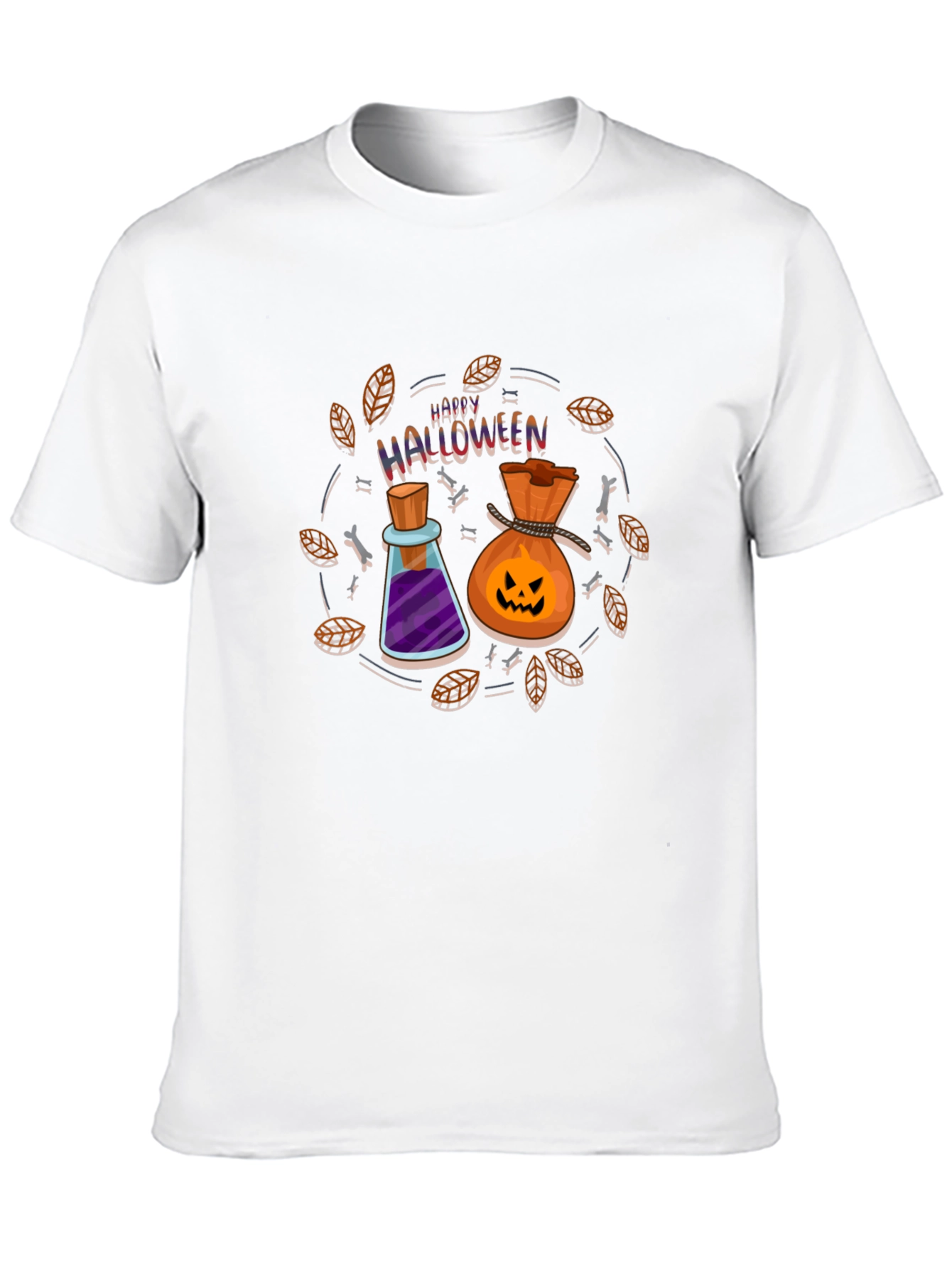 Halloween Themed Graphic T-shirt