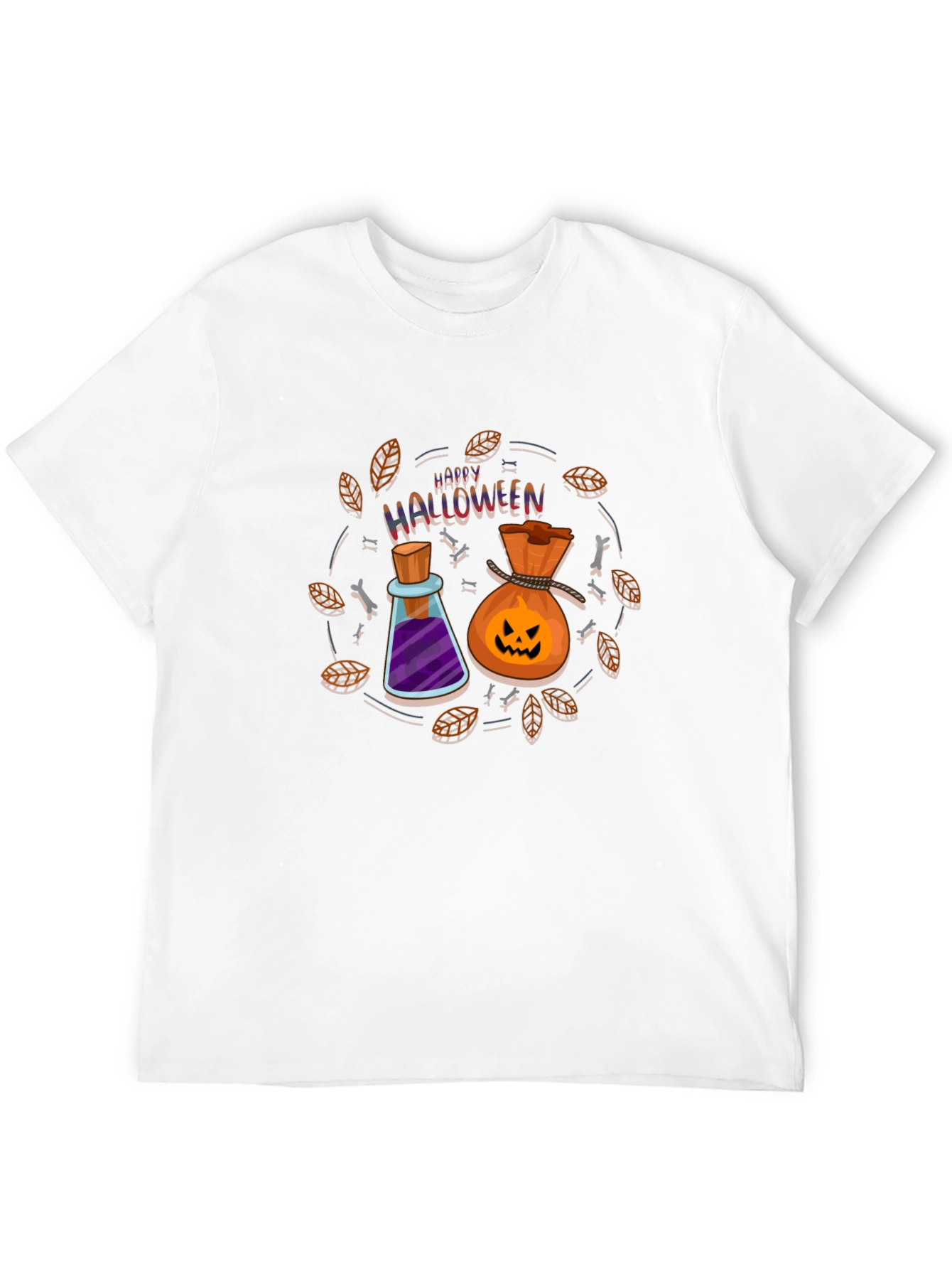 Halloween Themed Graphic T-shirt