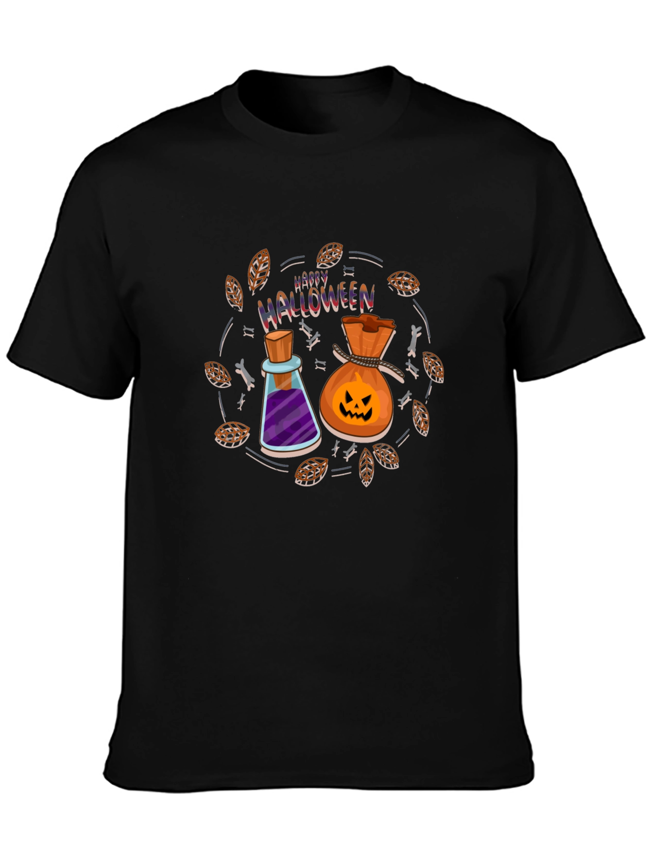 Halloween Themed Graphic T-shirt