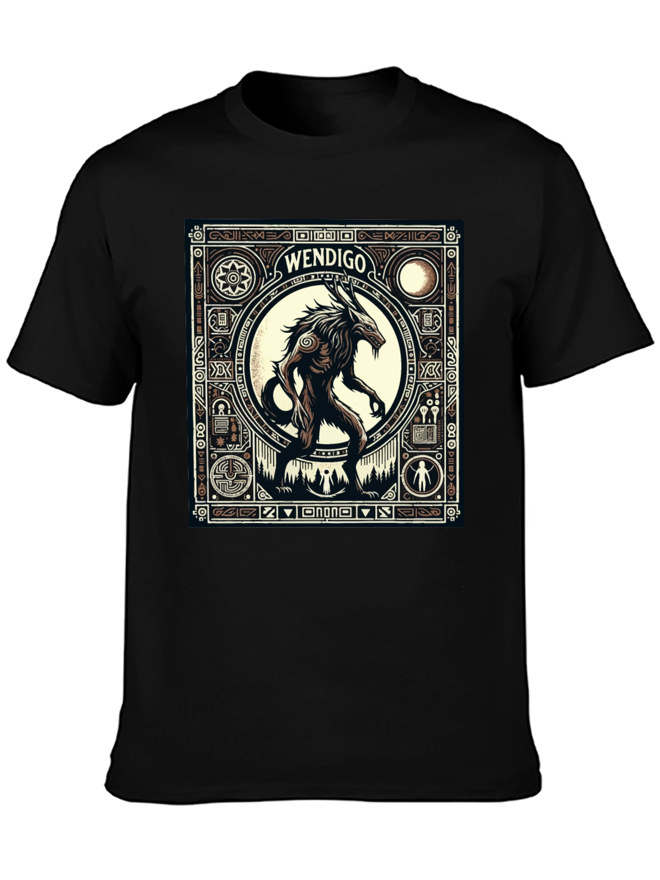 Wendigo Graphic Tee - Black
