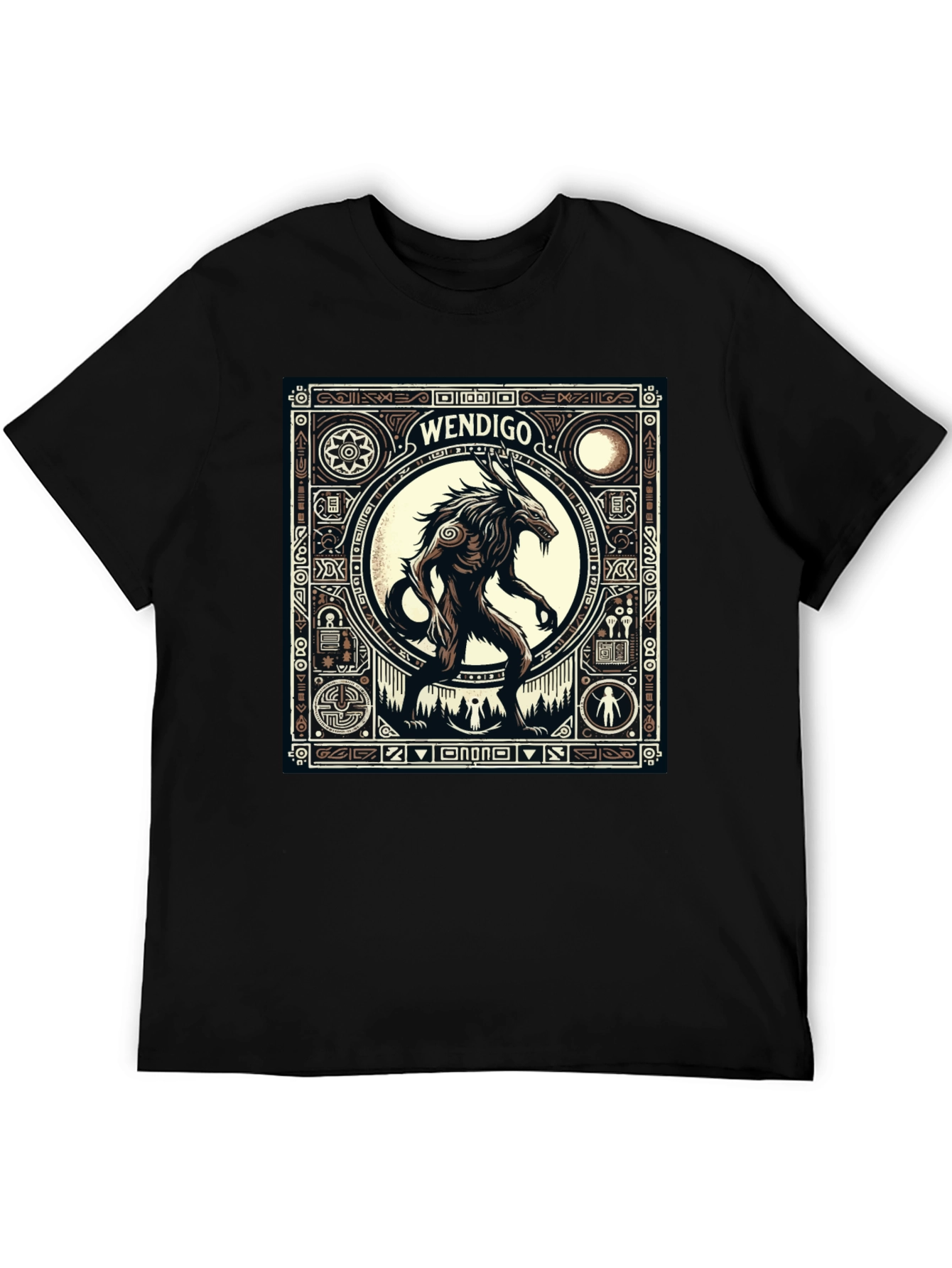 Wendigo Graphic Tee - Black