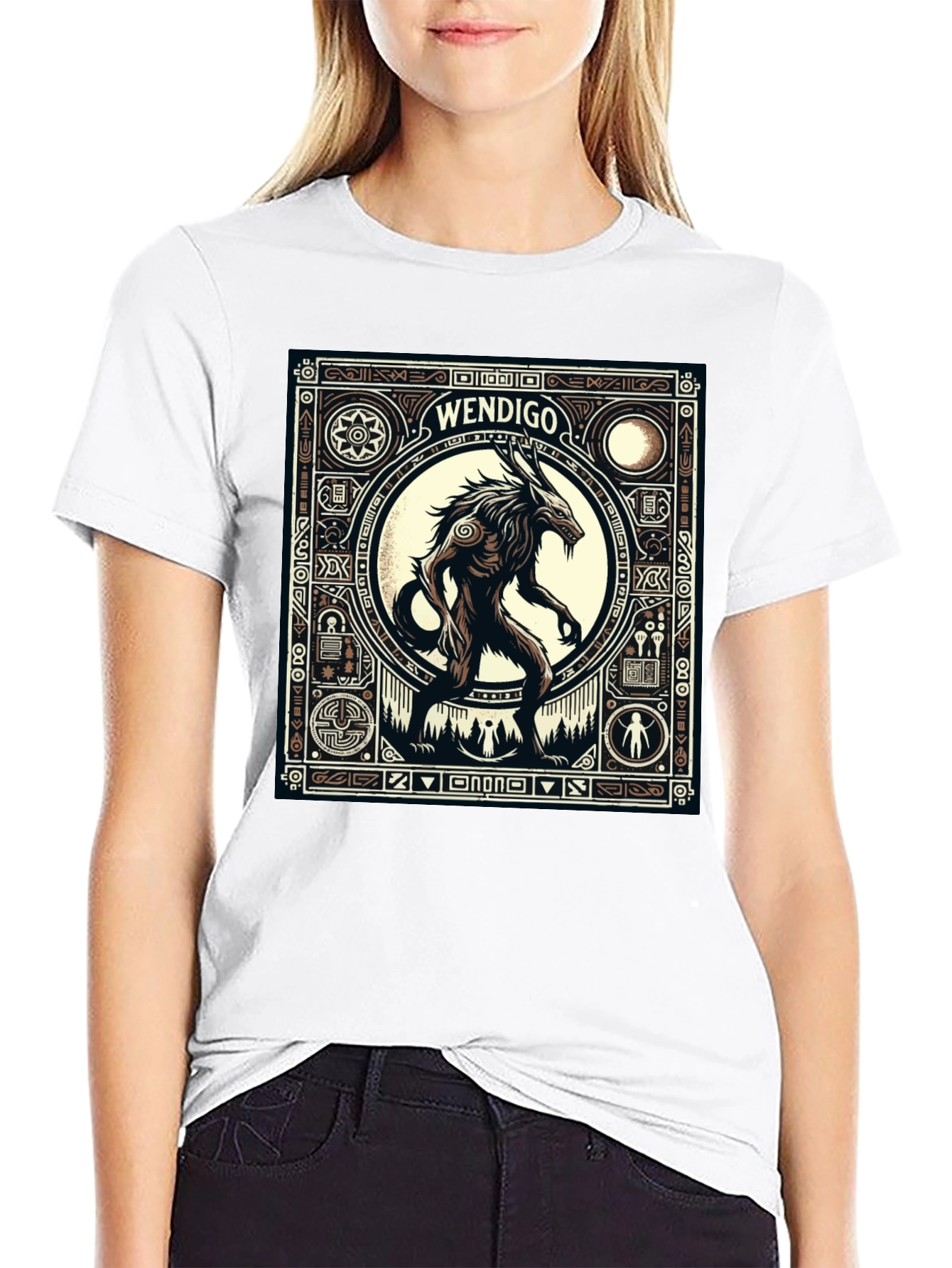 Wendigo Graphic Tee - Black