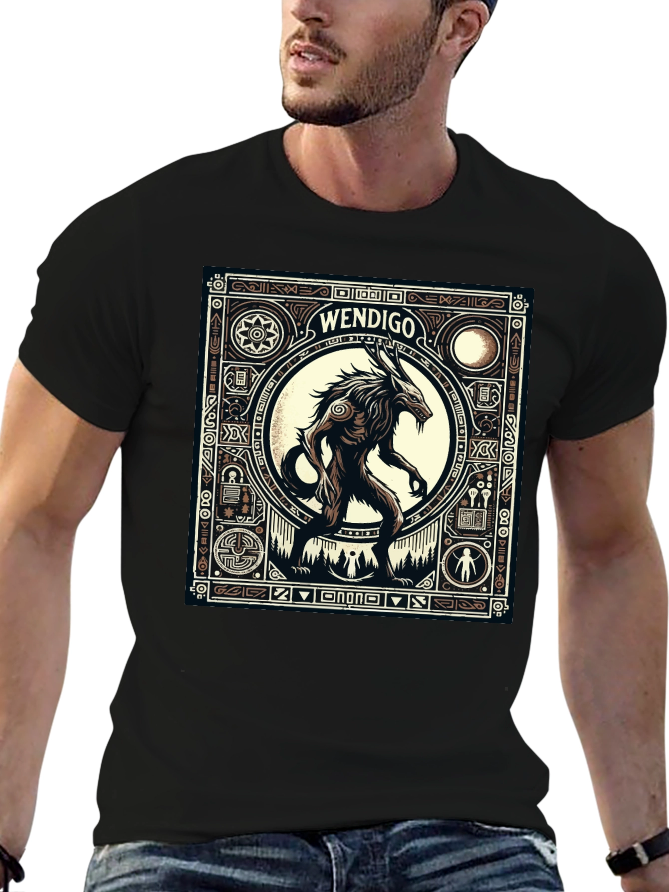 Wendigo Graphic Tee - Black