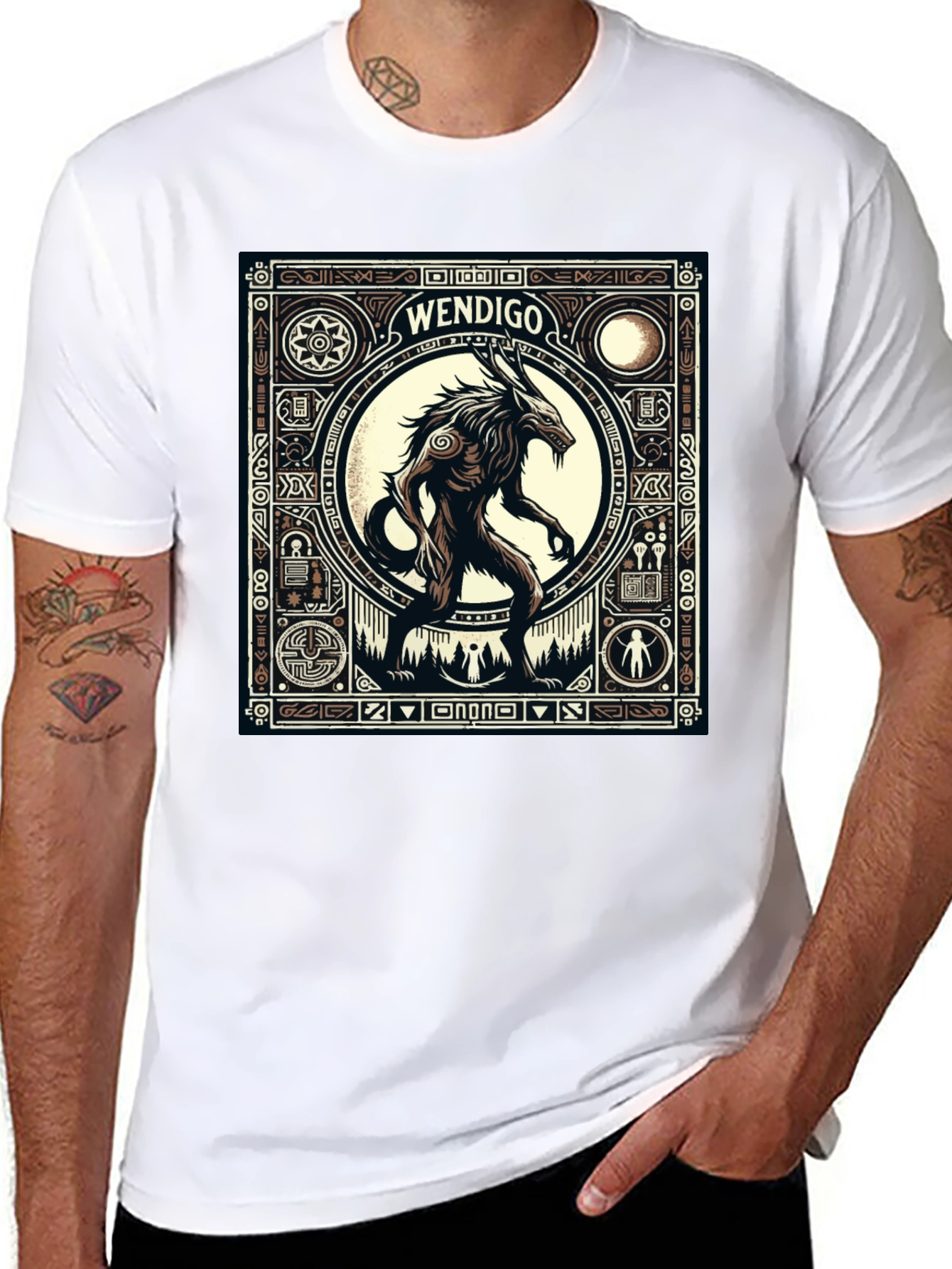 Wendigo Graphic Tee - Black