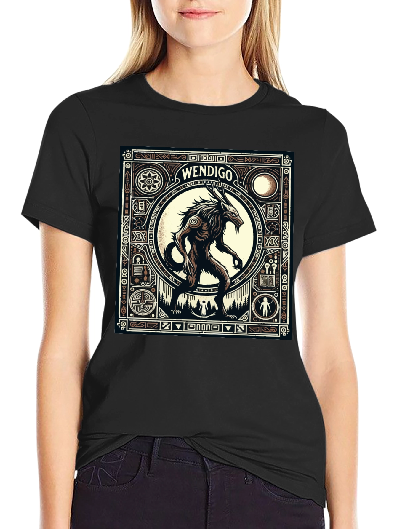 Wendigo Graphic Tee - Black