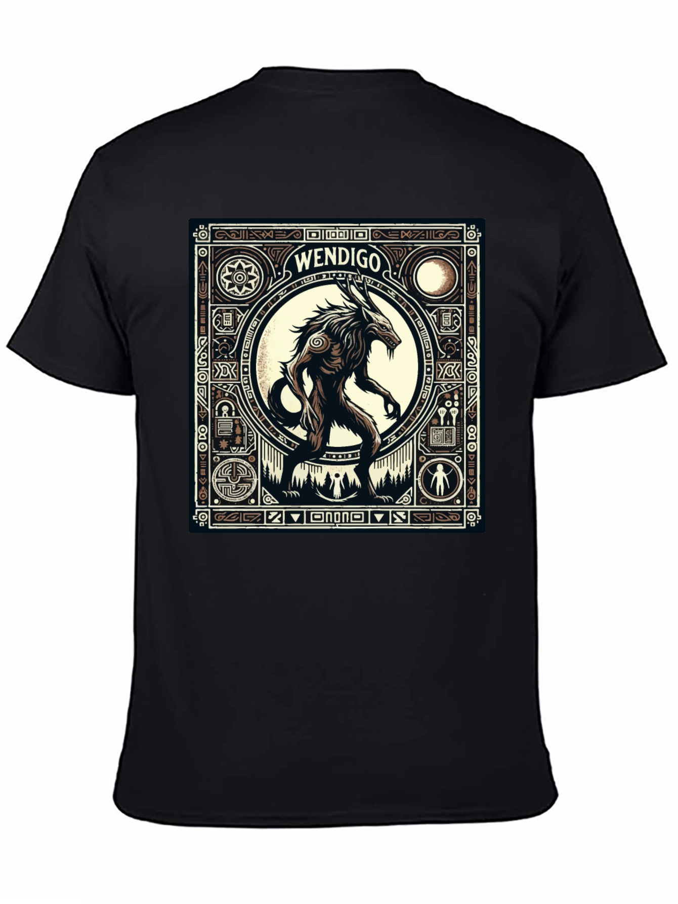 Wendigo Graphic Tee - Black