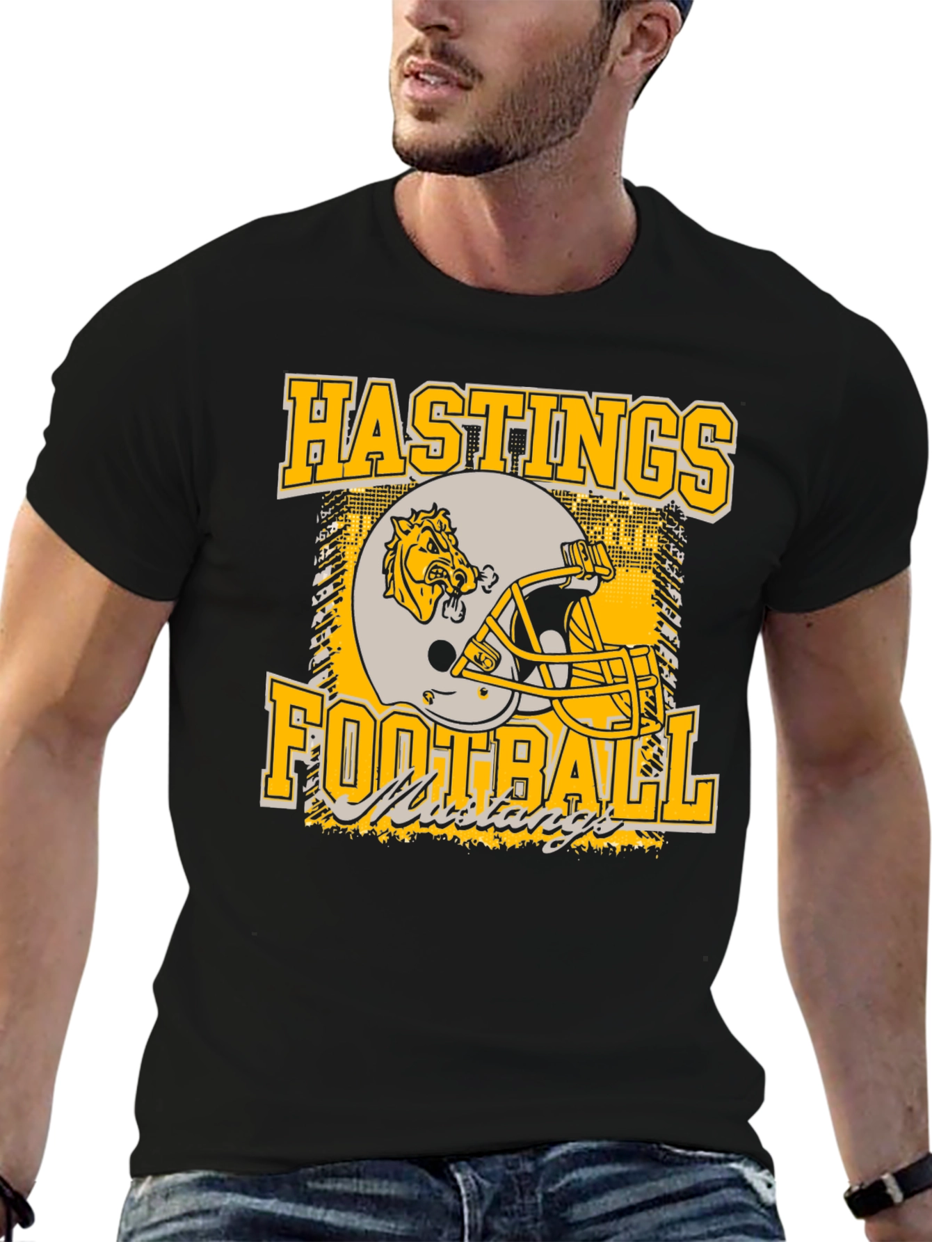 Hastings Football Mustangs T-Shirt