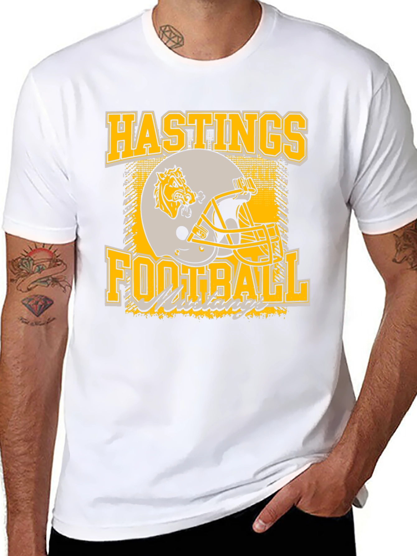 Hastings Football Mustangs T-Shirt