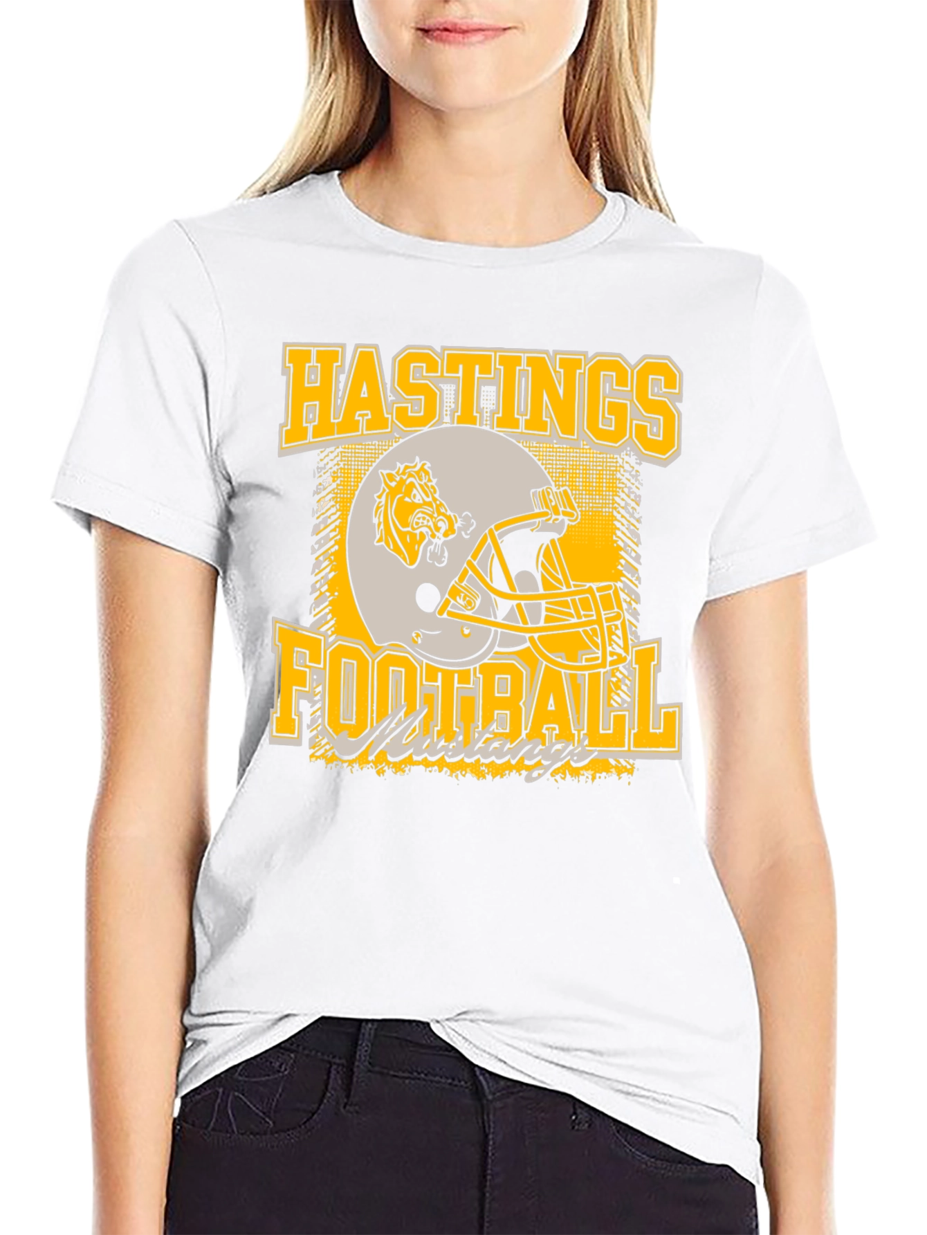 Hastings Football Mustangs T-Shirt