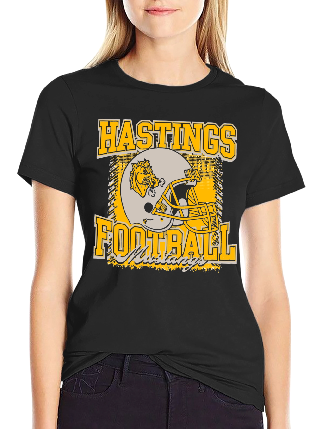 Hastings Football Mustangs T-Shirt