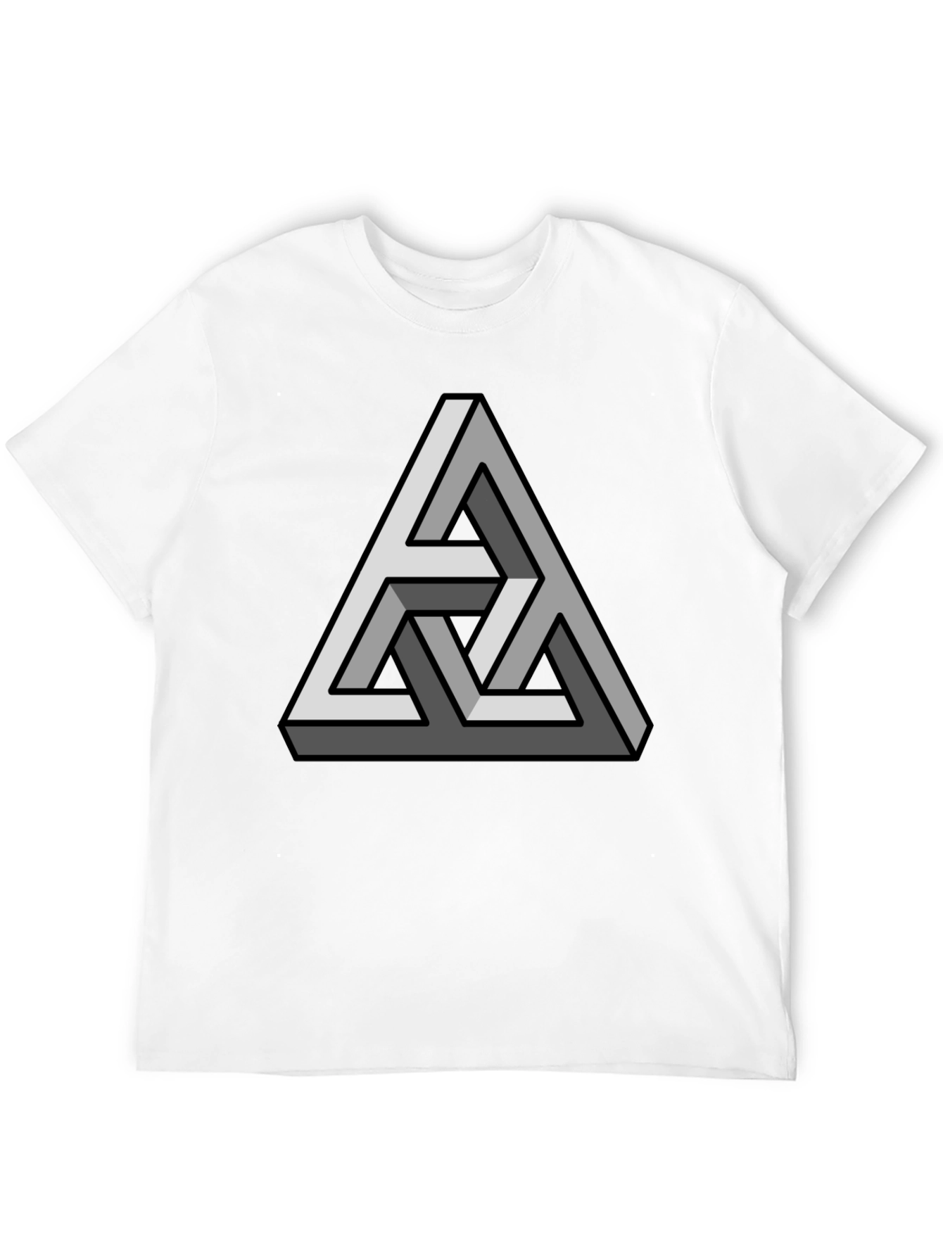 Impossible Triangle Graphic Tee - Black
