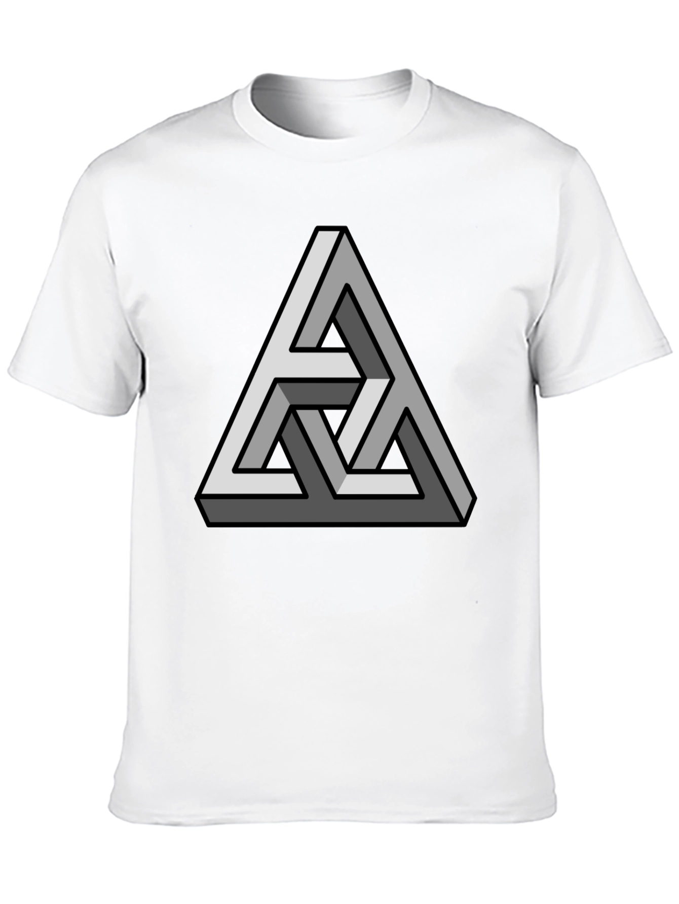 Impossible Triangle Graphic Tee - Black