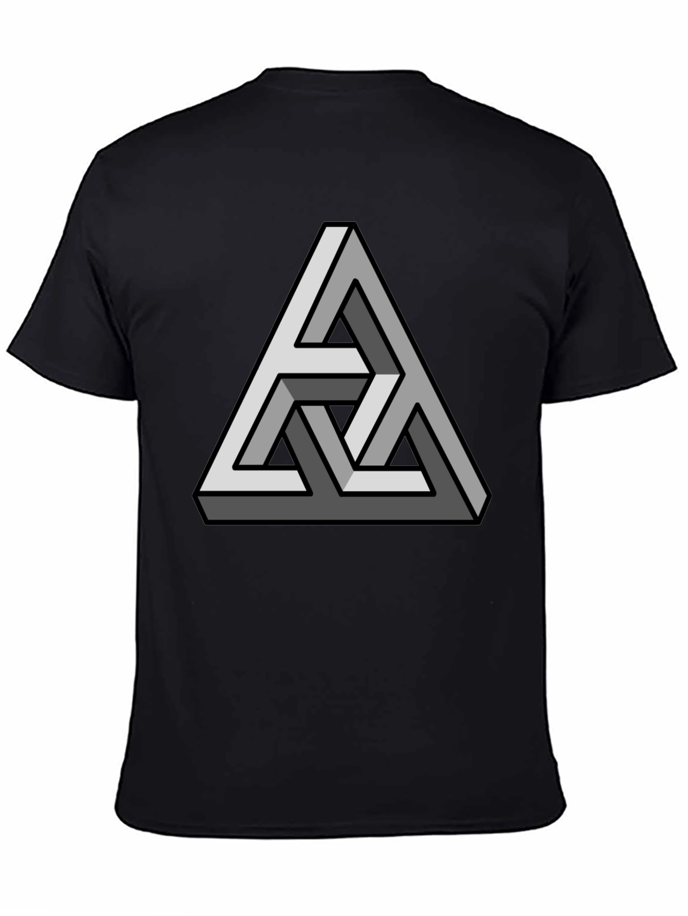 Impossible Triangle Graphic Tee - Black