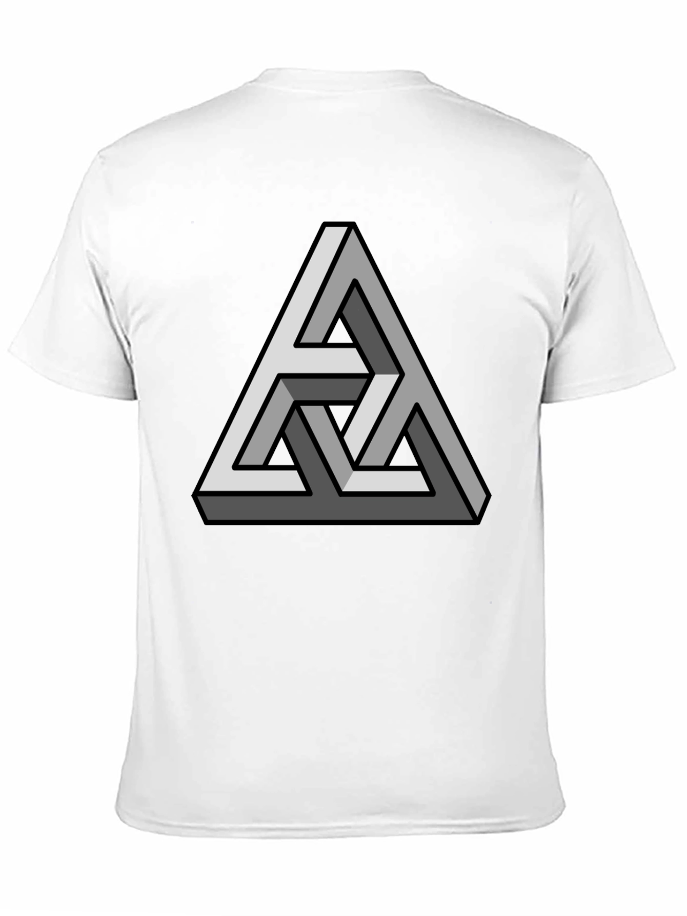 Impossible Triangle Graphic Tee - Black