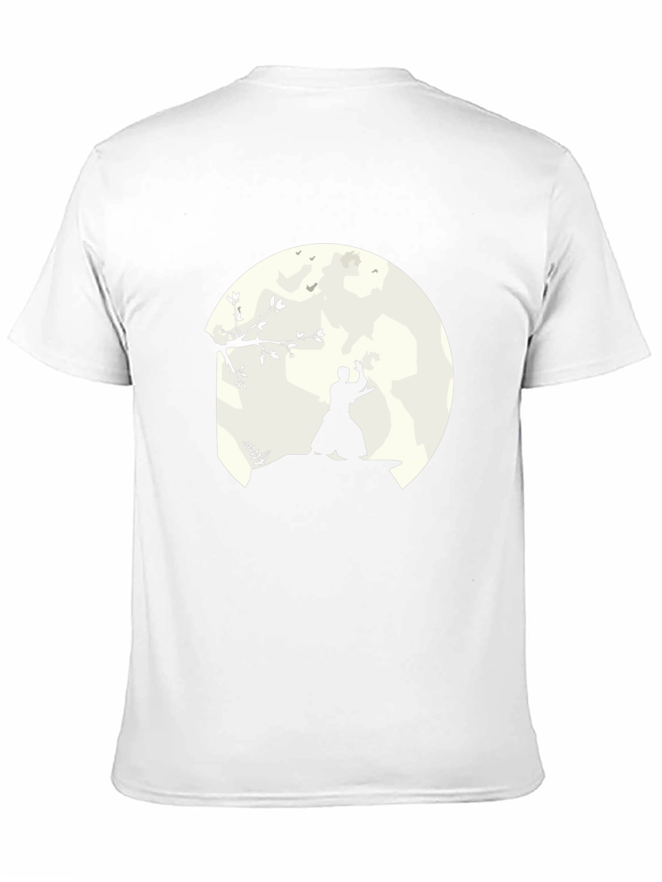 Samurai Moon Black T-Shirt