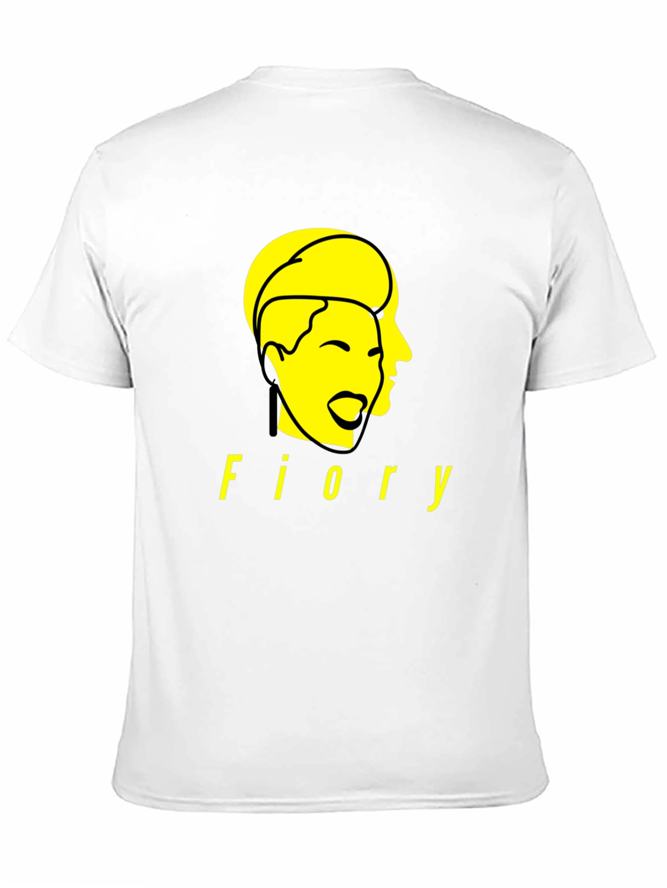 Fiory Graphic Print Black T-Shirt