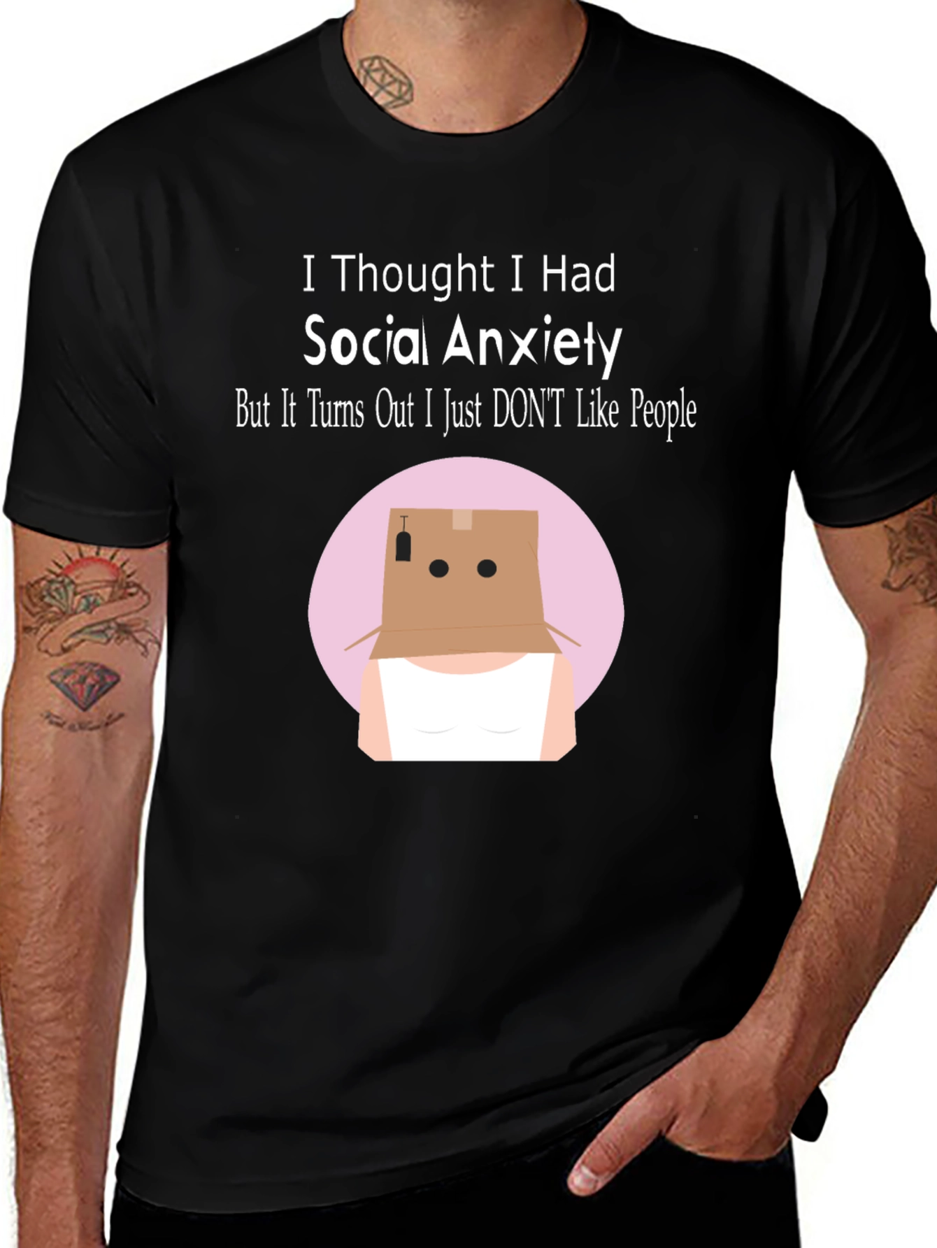 Social Anxiety Humor T-Shirt: Introvert Funny Tee