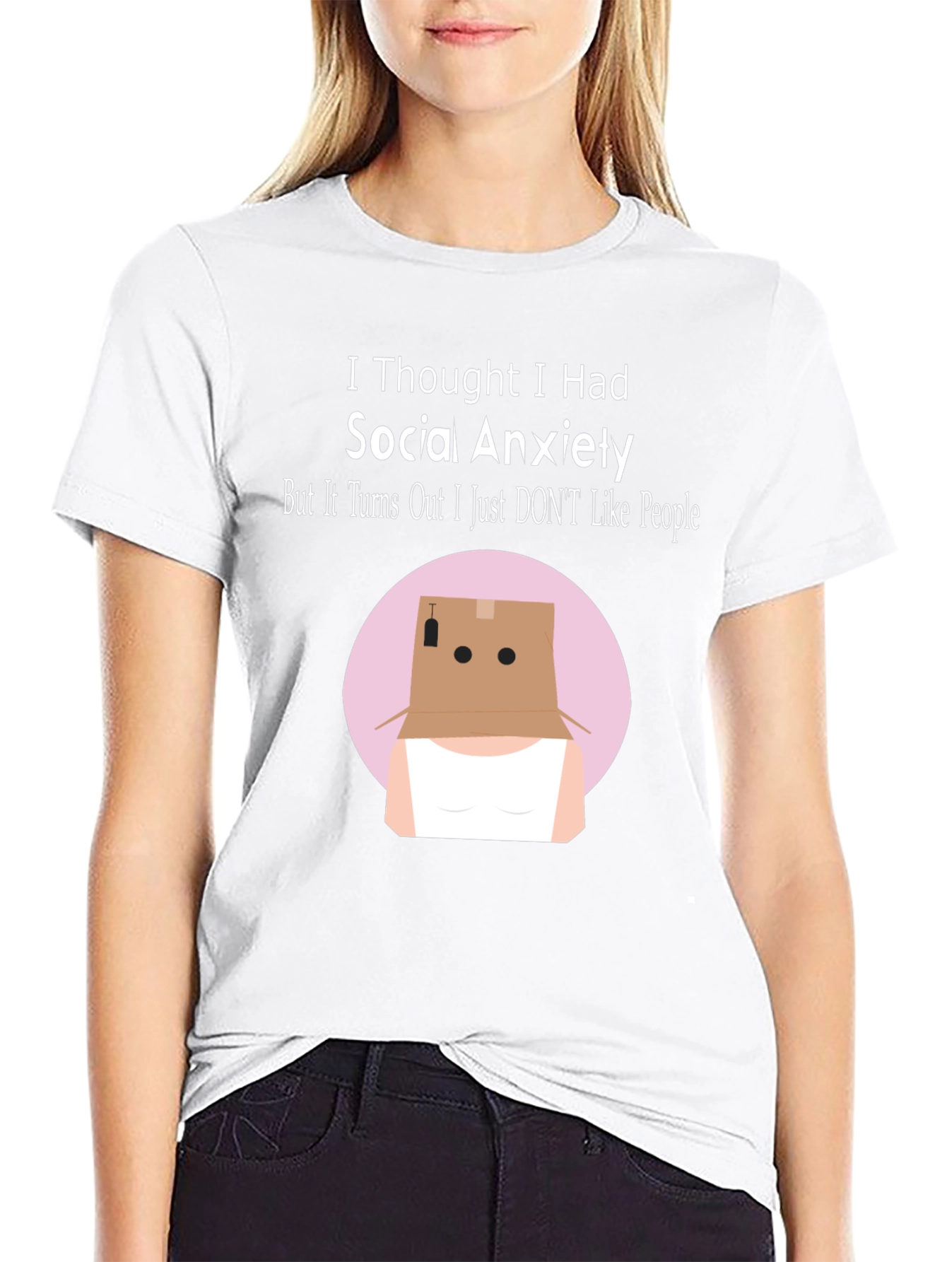 Social Anxiety Humor T-Shirt: Introvert Funny Tee