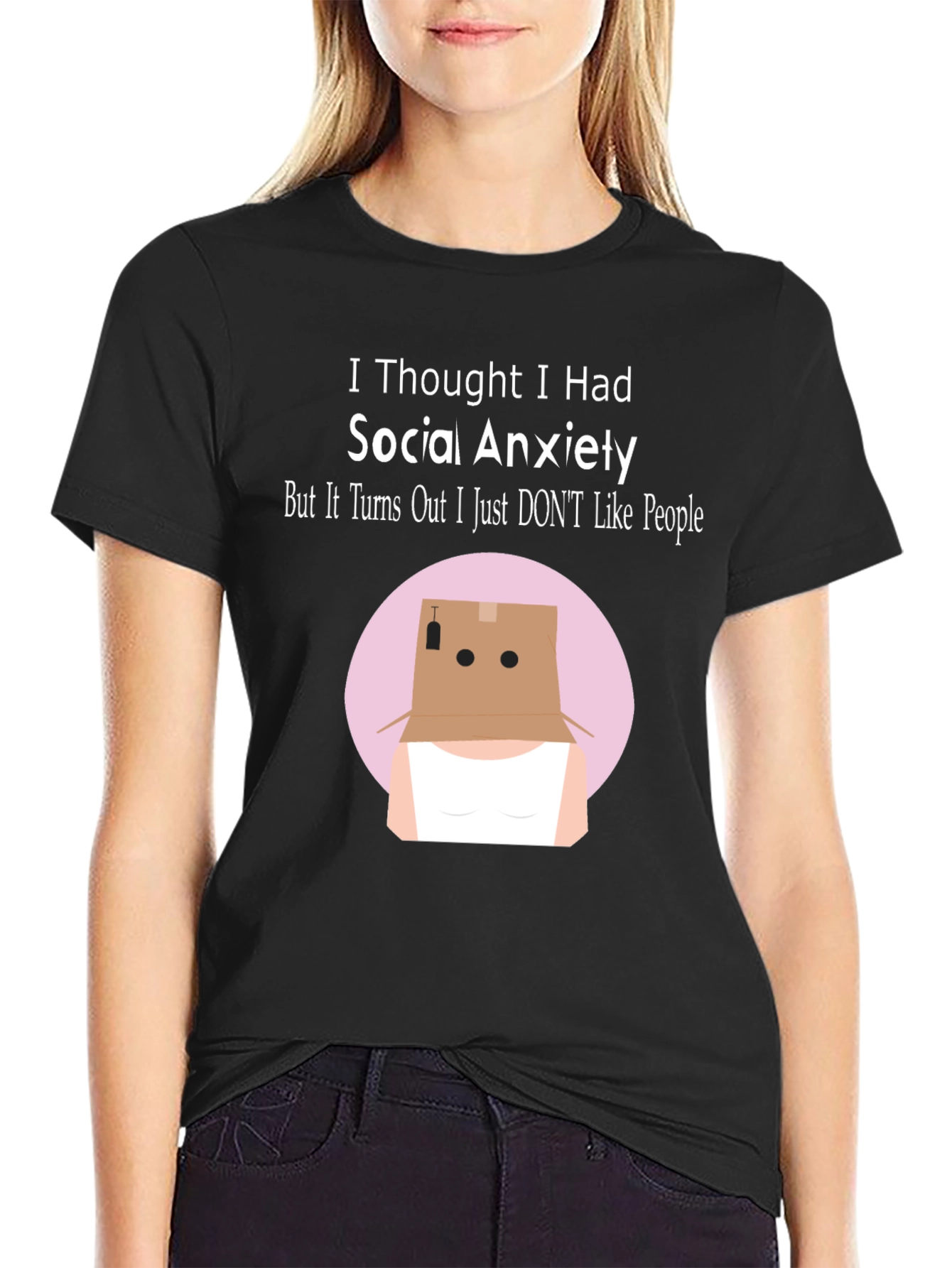 Social Anxiety Humor T-Shirt: Introvert Funny Tee