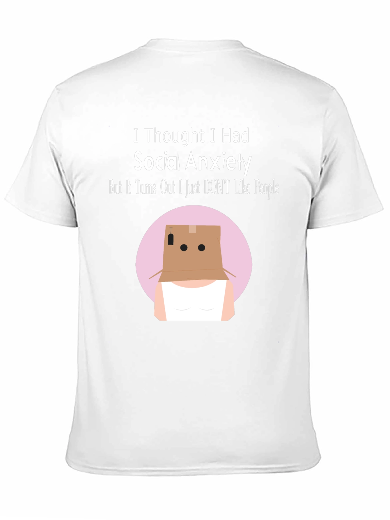 Social Anxiety Humor T-Shirt: Introvert Funny Tee