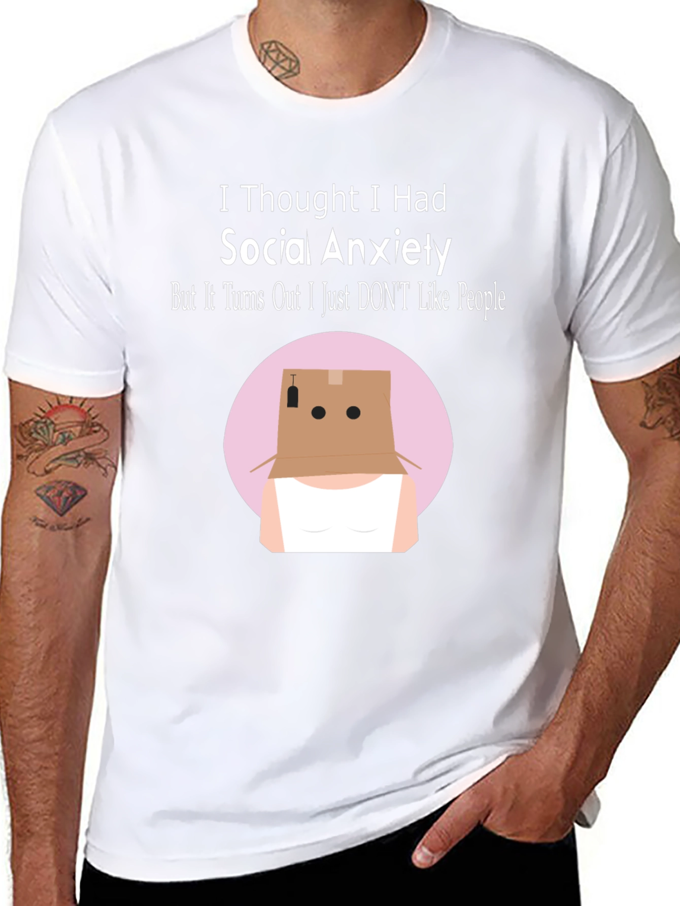 Social Anxiety Humor T-Shirt: Introvert Funny Tee