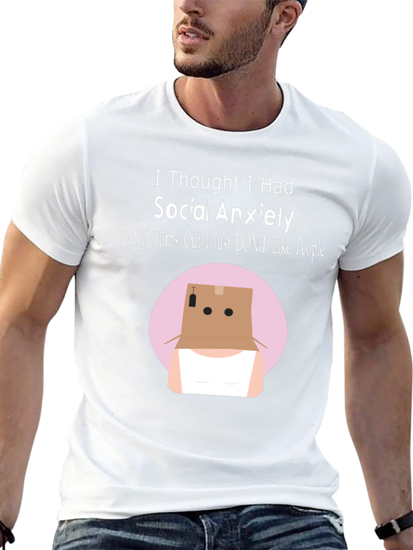 Social Anxiety Humor T-Shirt: Introvert Funny Tee