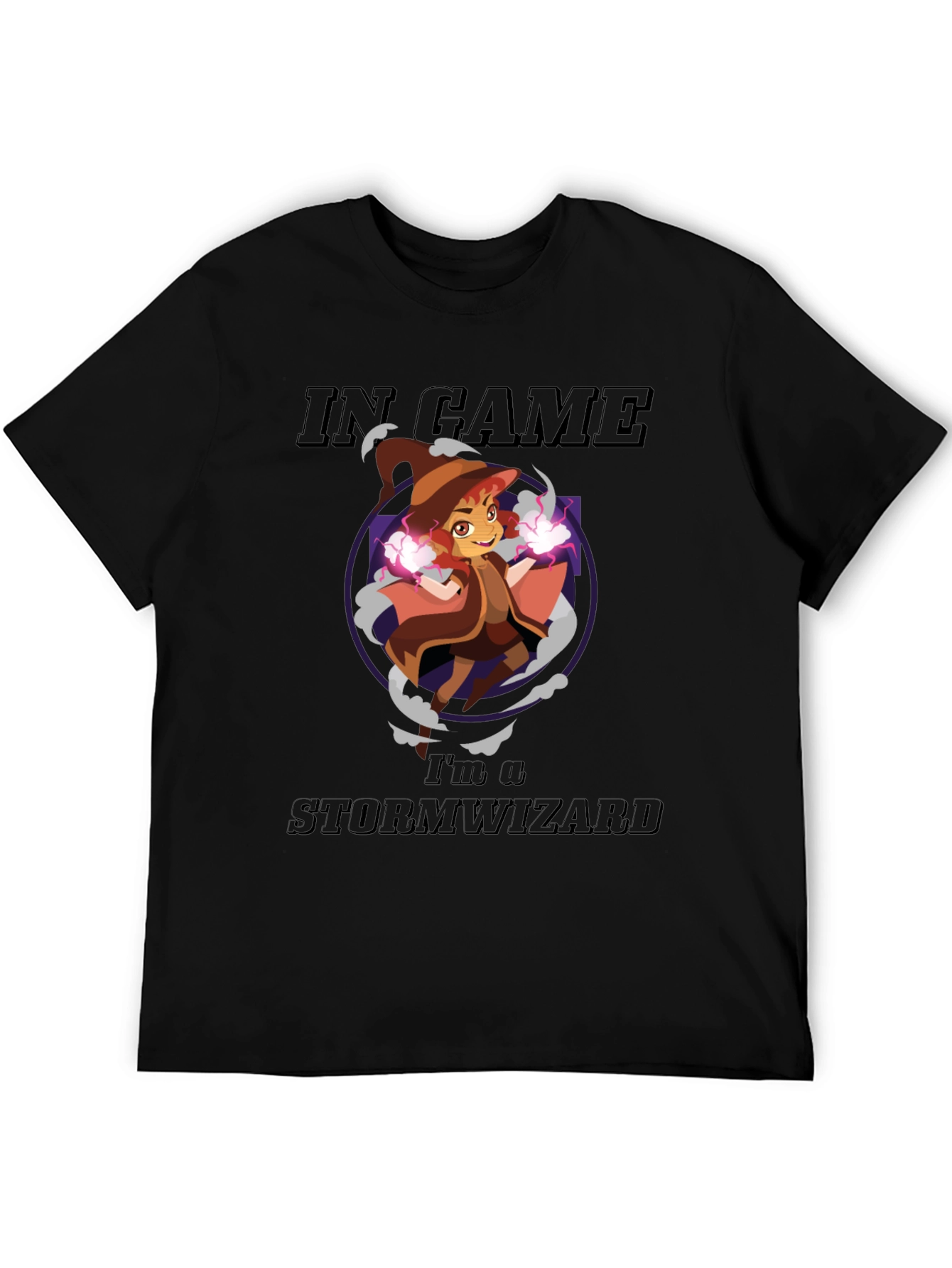 In Game Storm Wizard Graphic T-Shirt