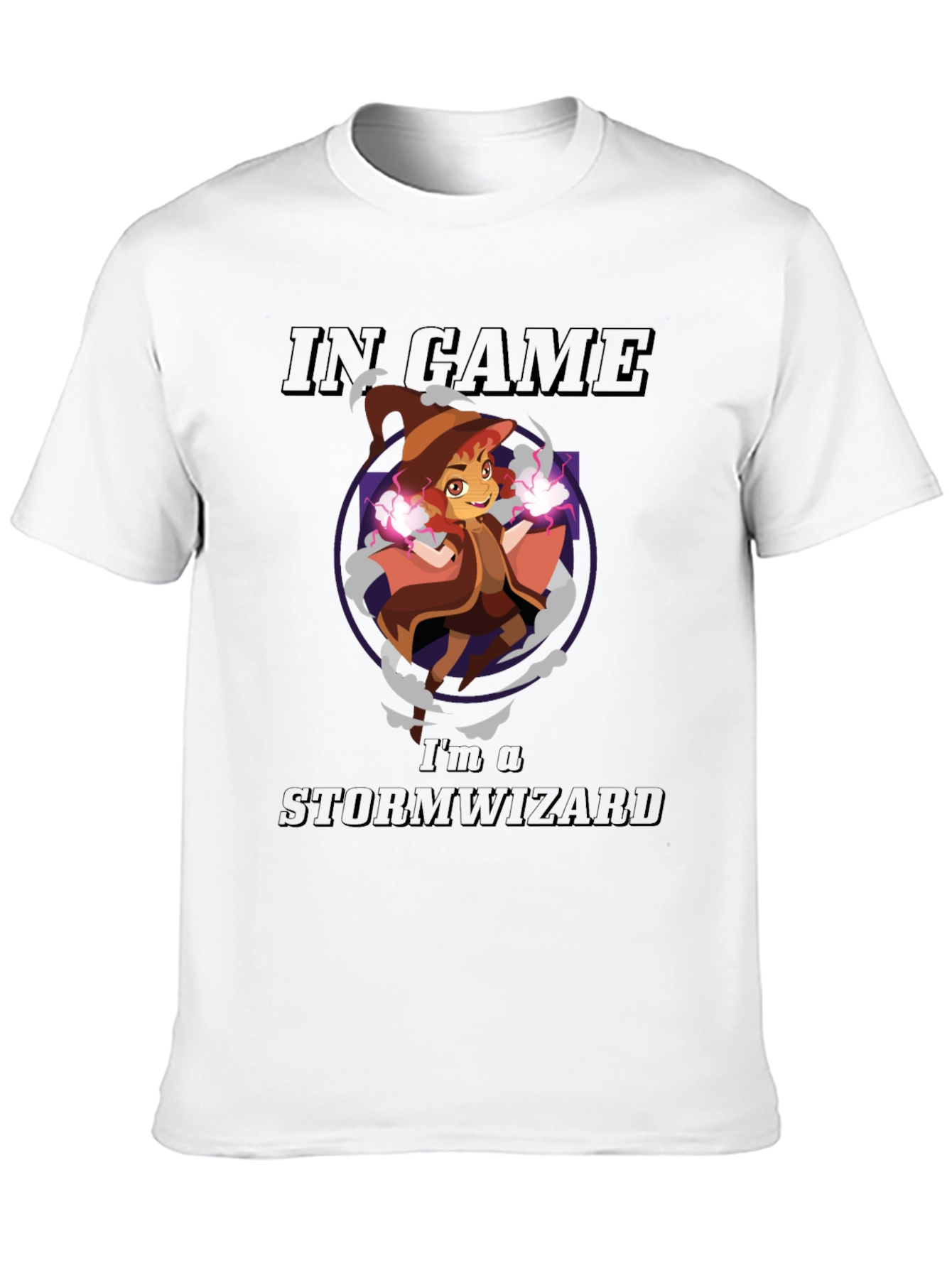 In Game Storm Wizard Graphic T-Shirt