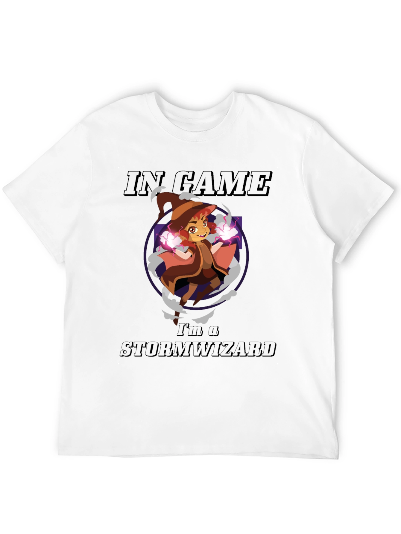 In Game Storm Wizard Graphic T-Shirt