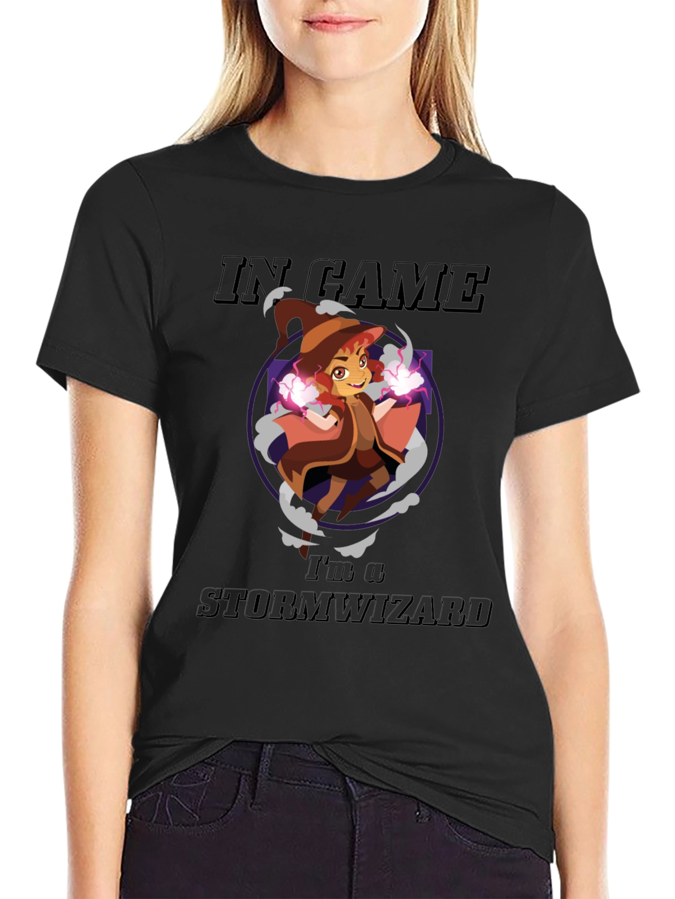 In Game Storm Wizard Graphic T-Shirt