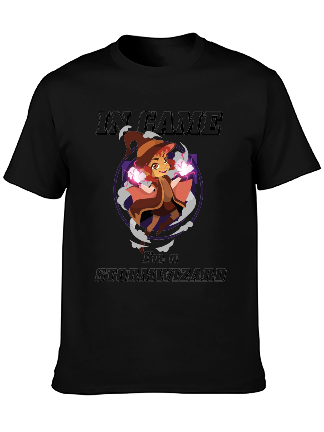 In Game Storm Wizard Graphic T-Shirt