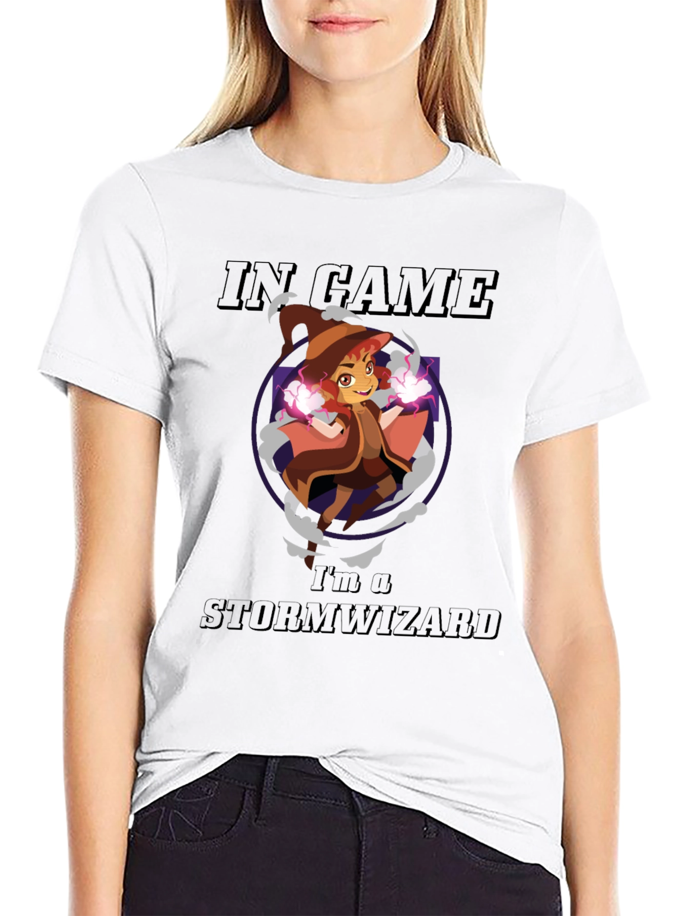 In Game Storm Wizard Graphic T-Shirt