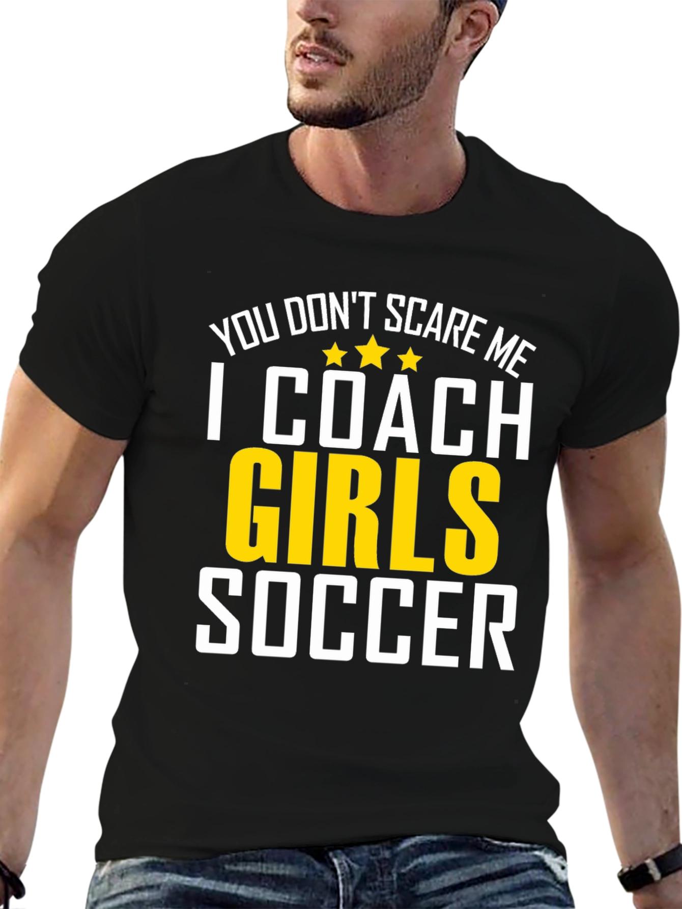 Girls Soccer Coach Graphic T-Shirt