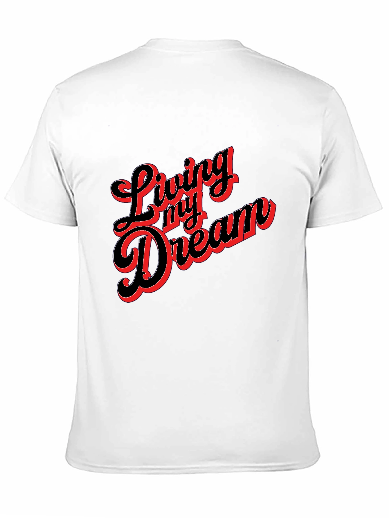 Living My Dream Graphic Tee - Black