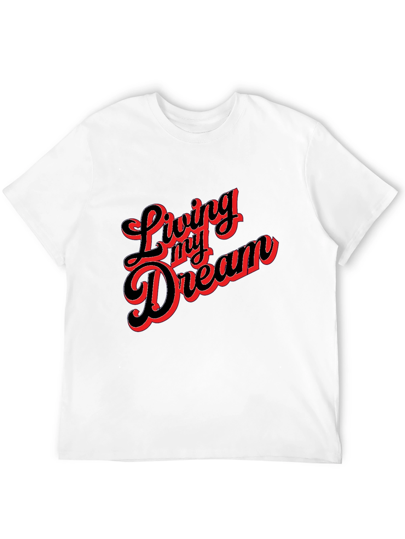 Living My Dream Graphic Tee - Black