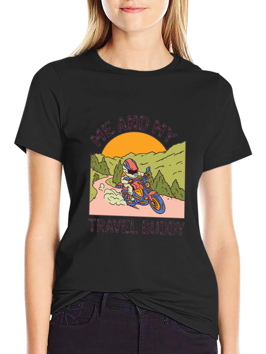 Motorcycle Travel Buddy Graphic Tee