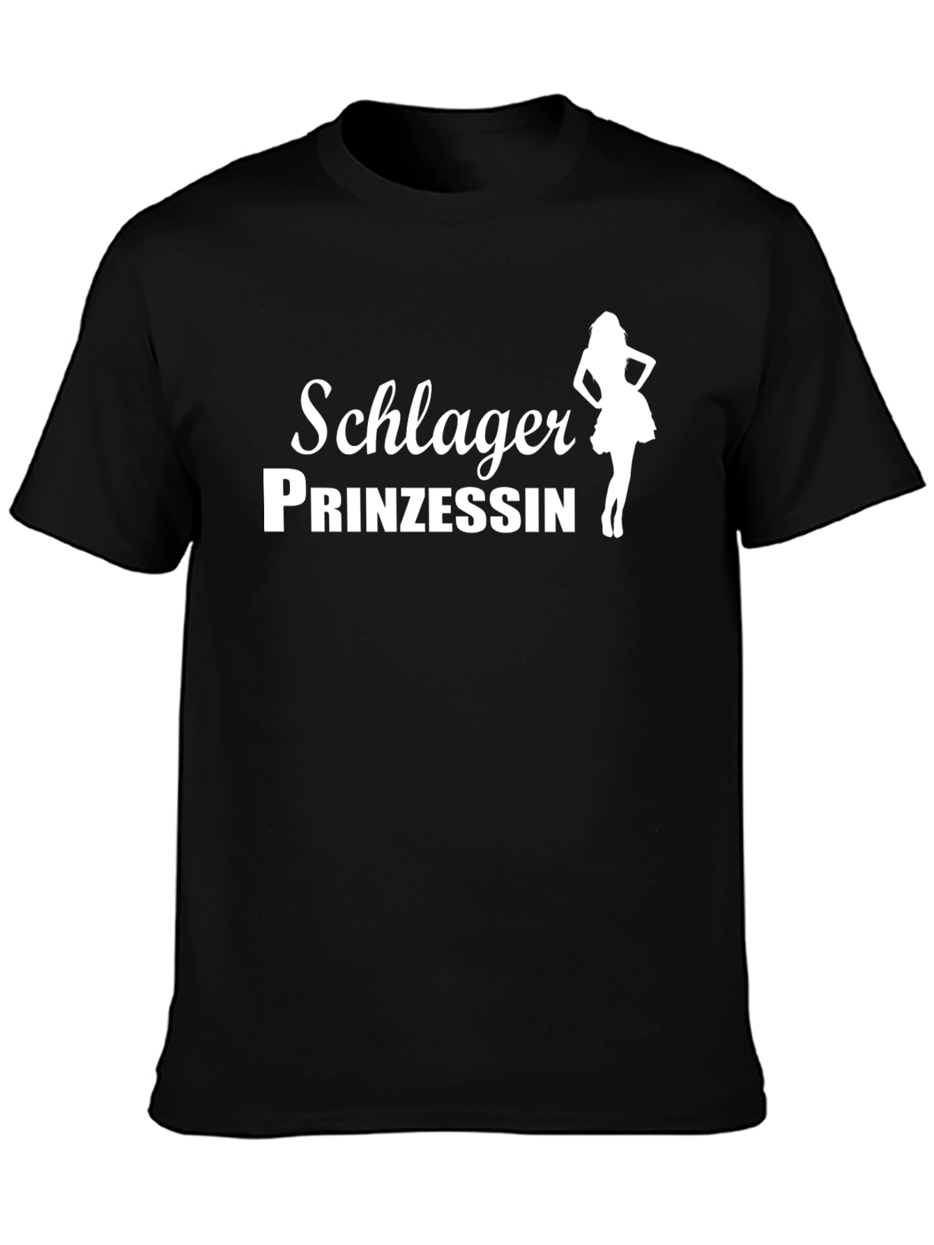 Schlager Prinzessin Black T-Shirt