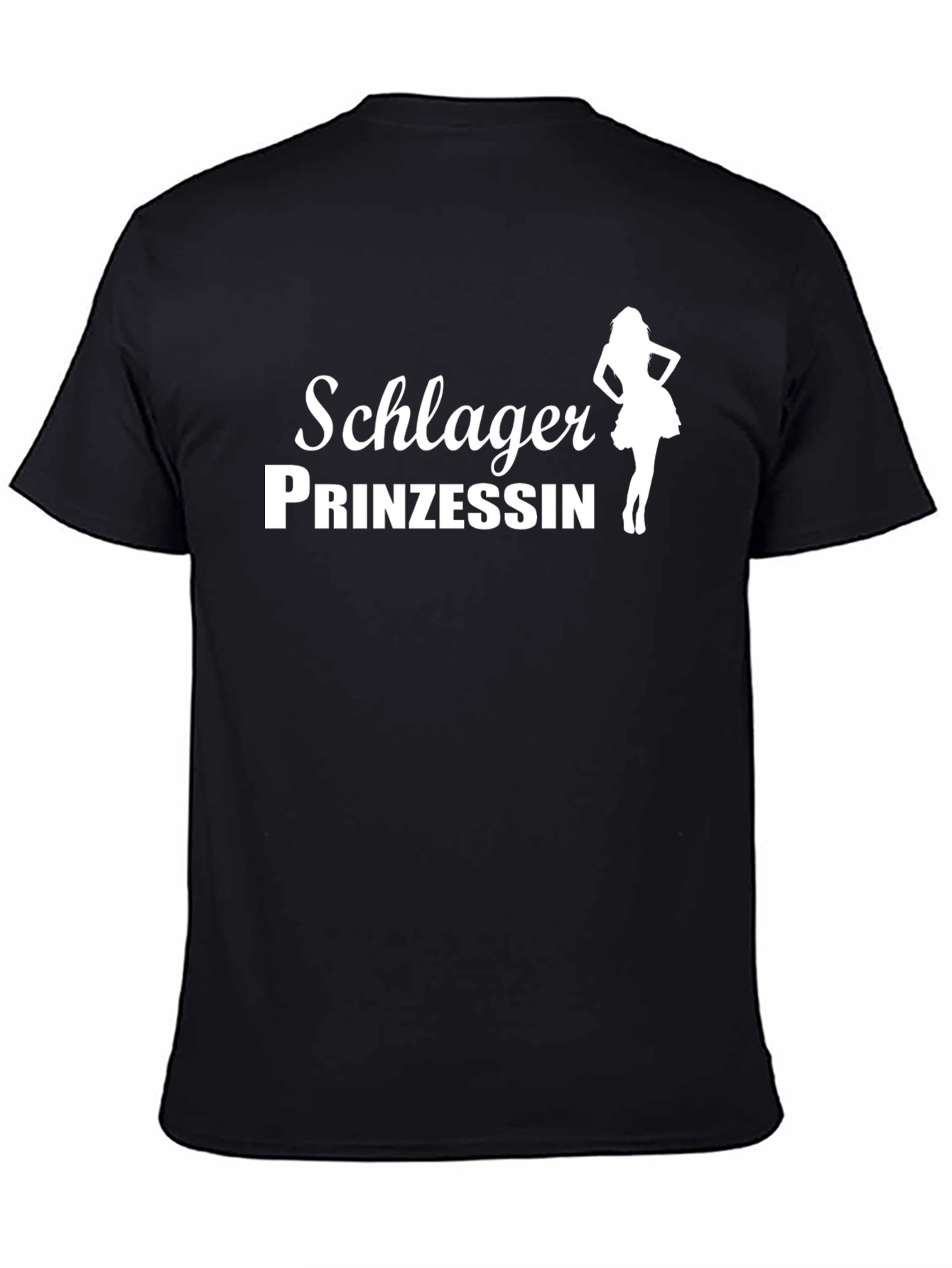 Schlager Prinzessin Black T-Shirt