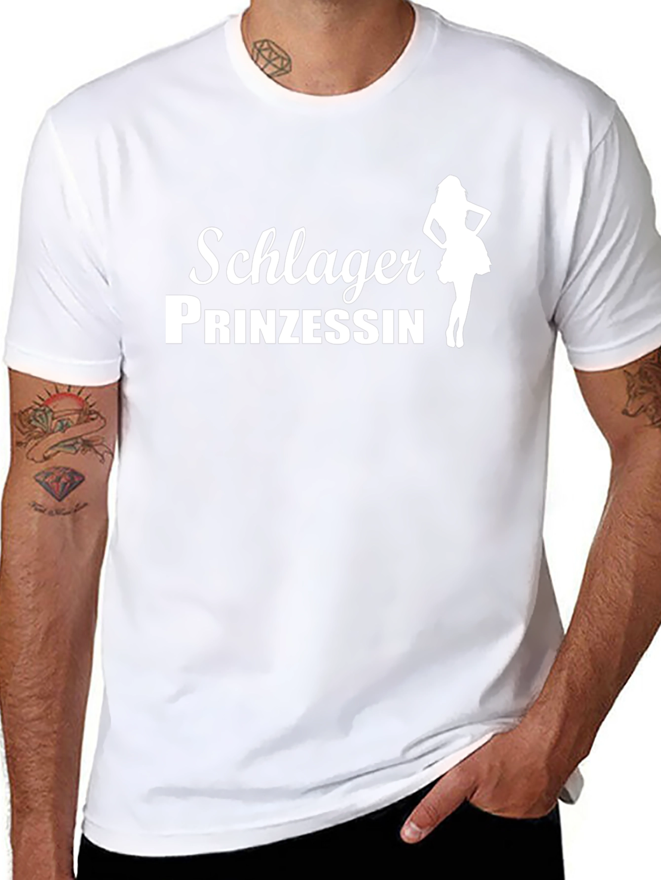 Schlager Prinzessin Black T-Shirt