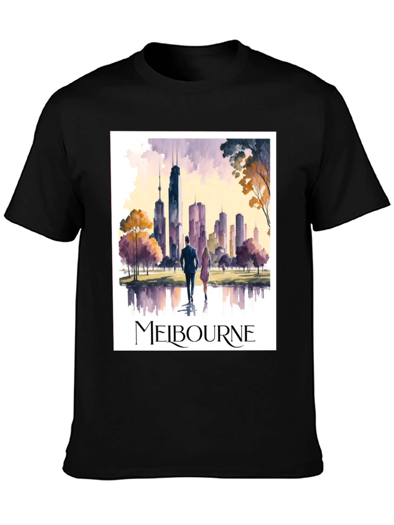 Melbourne Cityscape Graphic Tee
