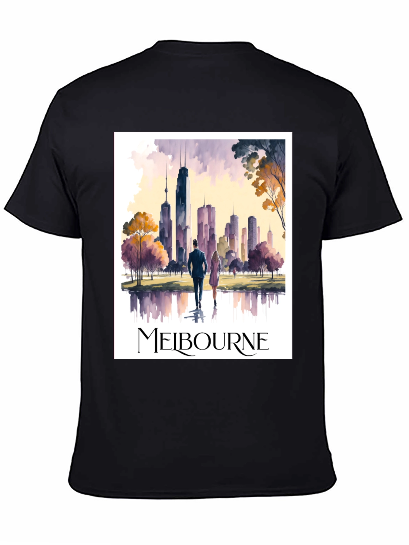 Melbourne Cityscape Graphic Tee