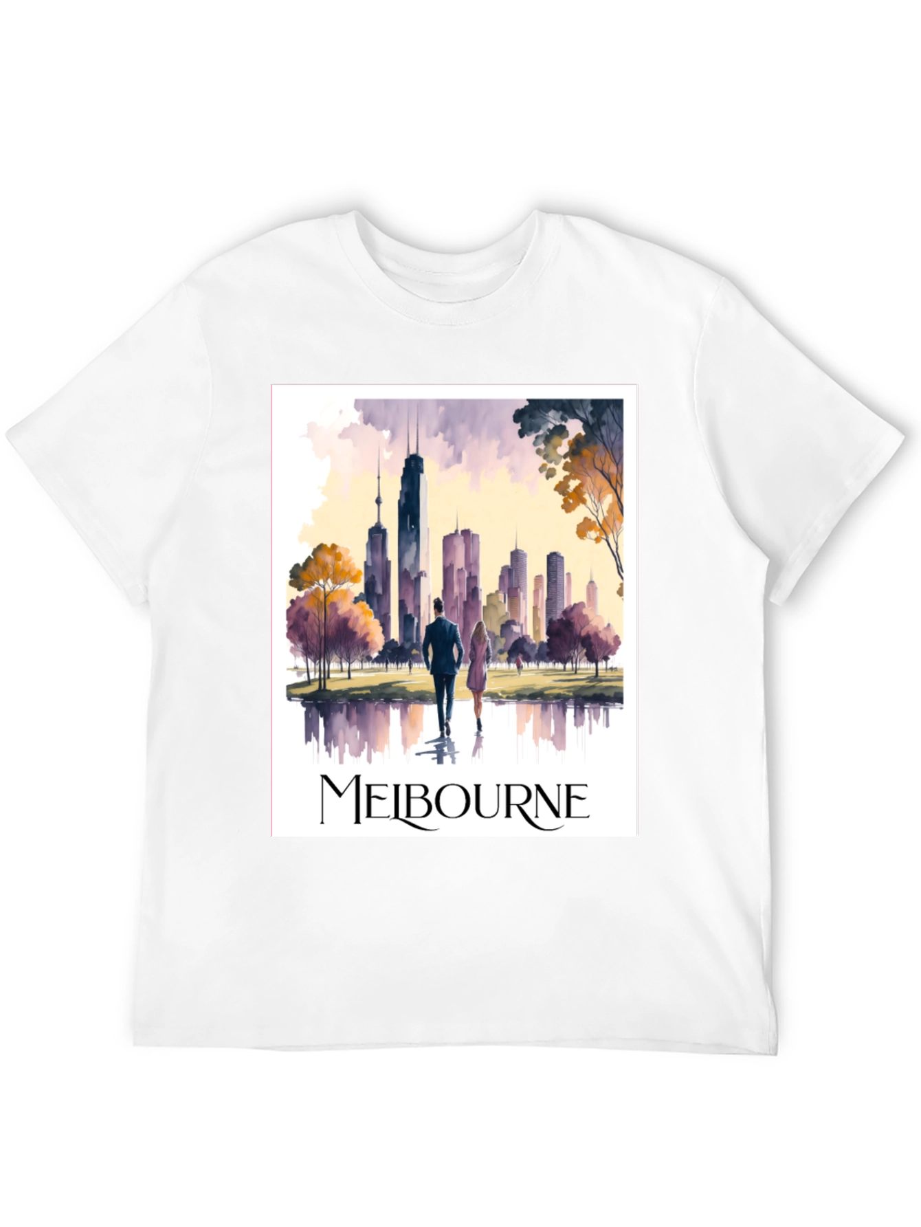 Melbourne Cityscape Graphic Tee