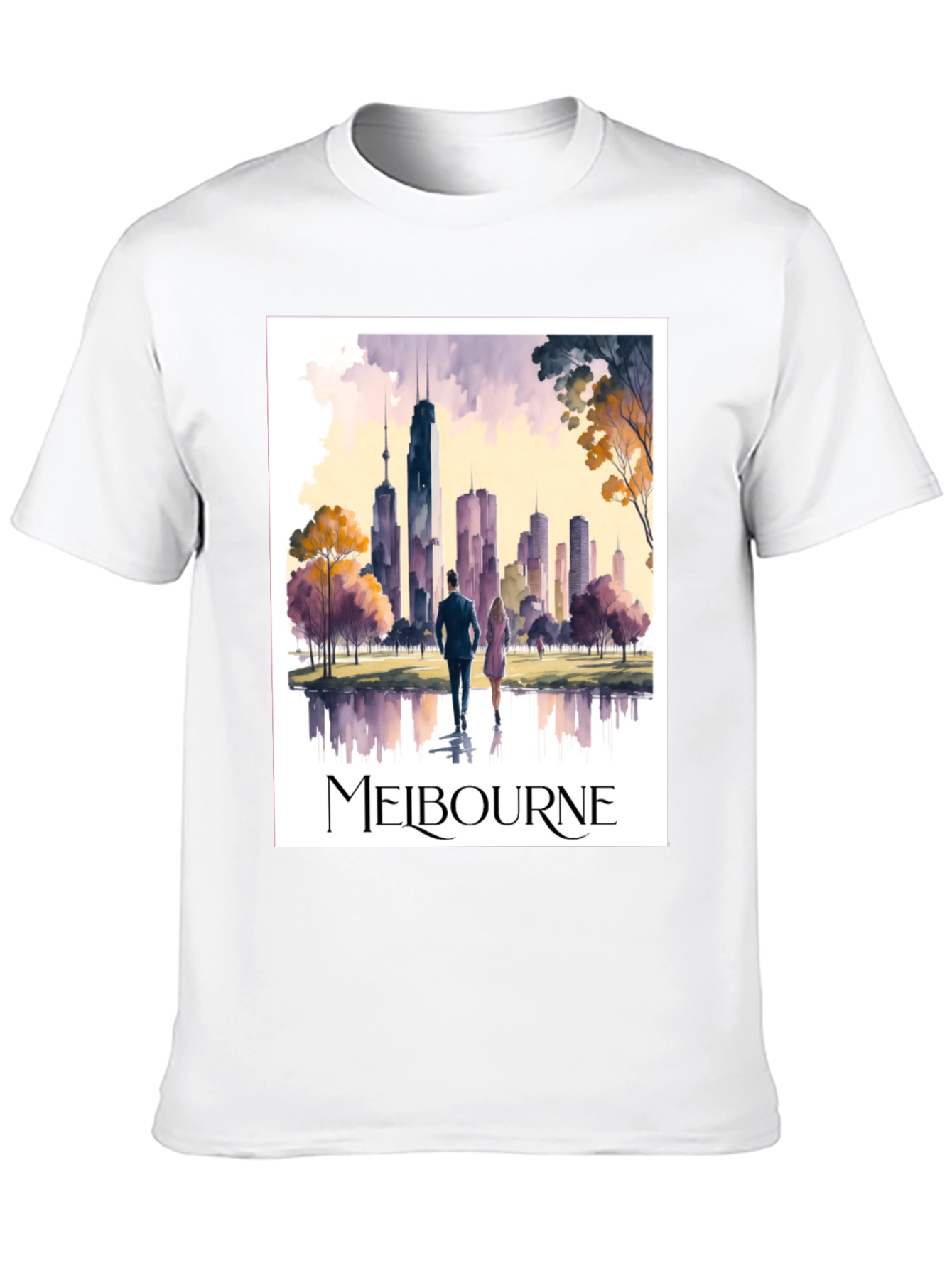 Melbourne Cityscape Graphic Tee