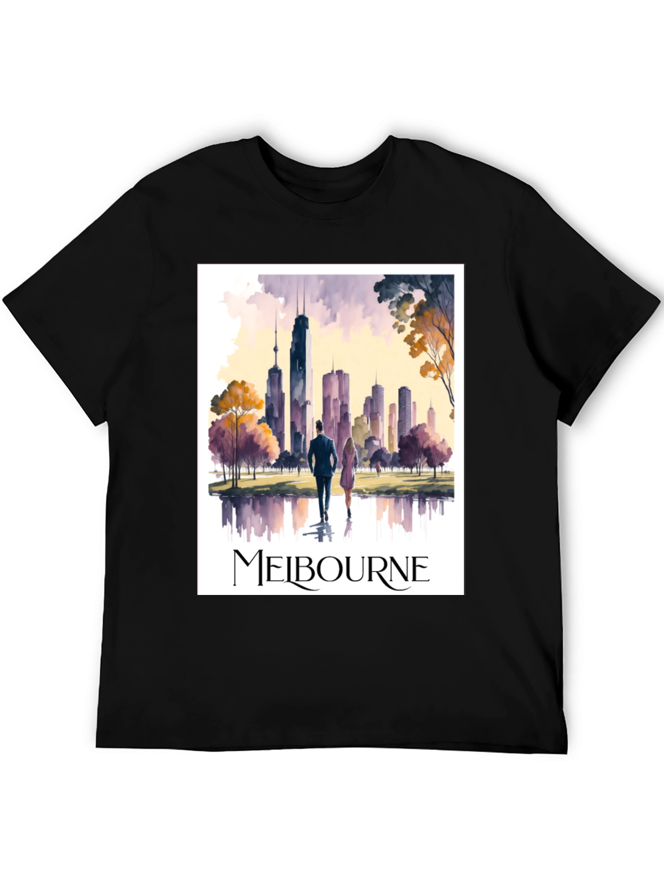 Melbourne Cityscape Graphic Tee