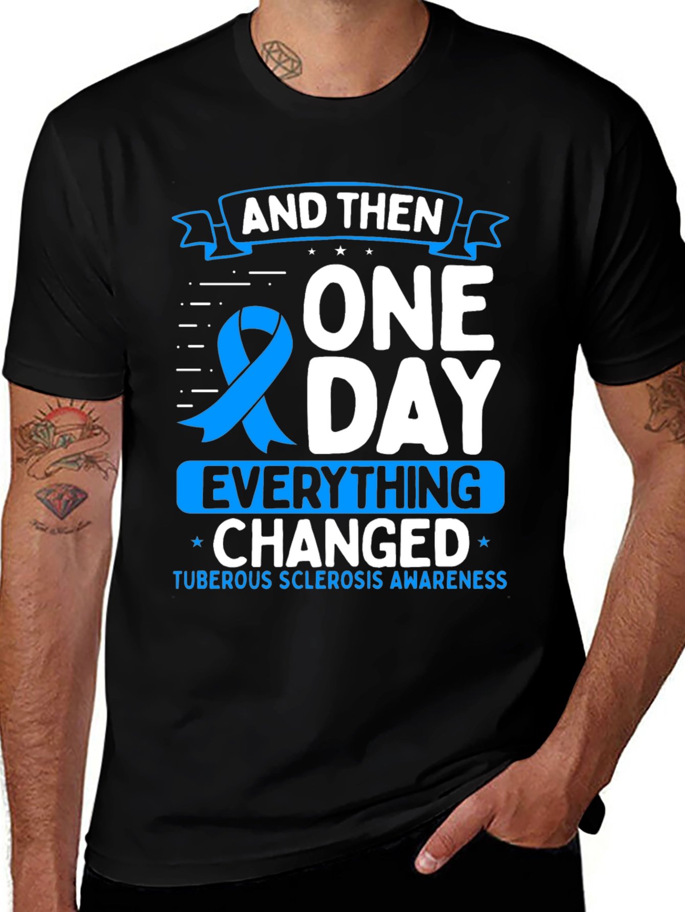 Tuberous Sclerosis Awareness Graphic Tee