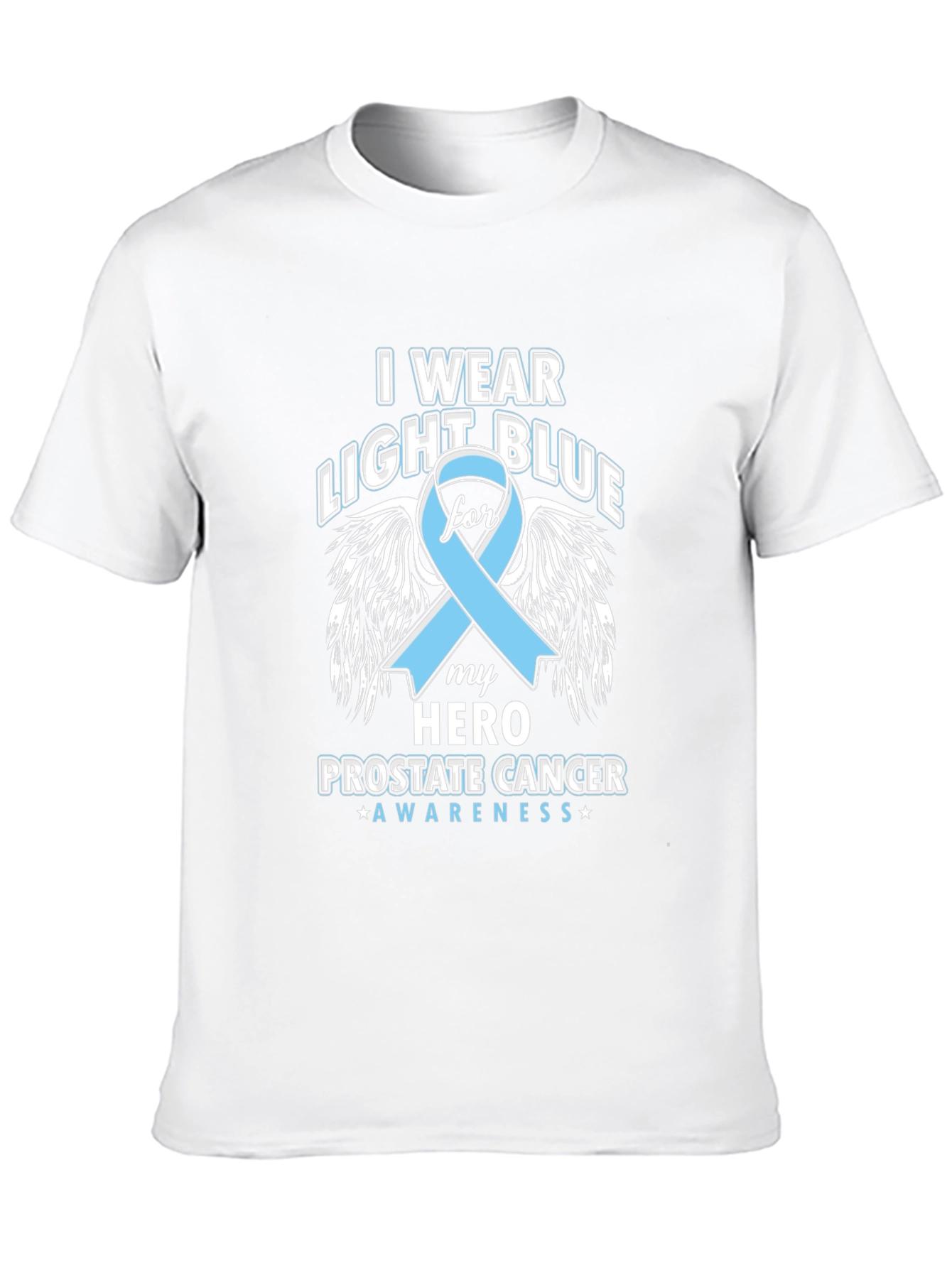 Prostate Cancer Awareness Ribbon T-Shirt