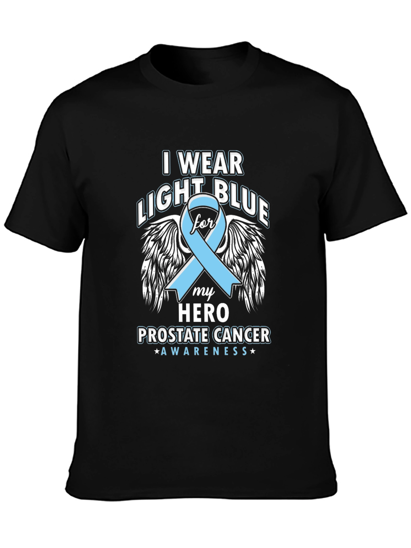 Prostate Cancer Awareness Ribbon T-Shirt