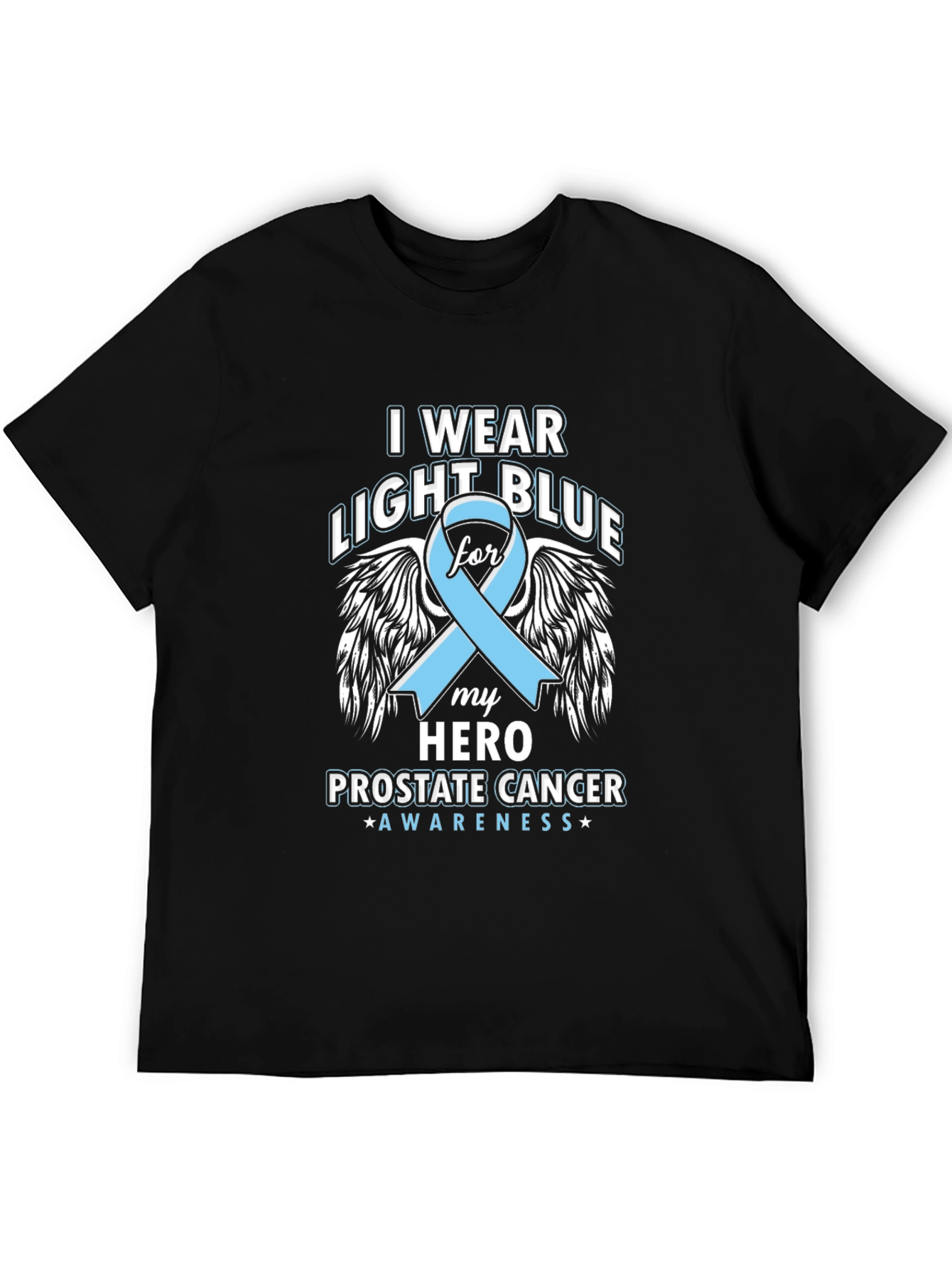 Prostate Cancer Awareness Ribbon T-Shirt