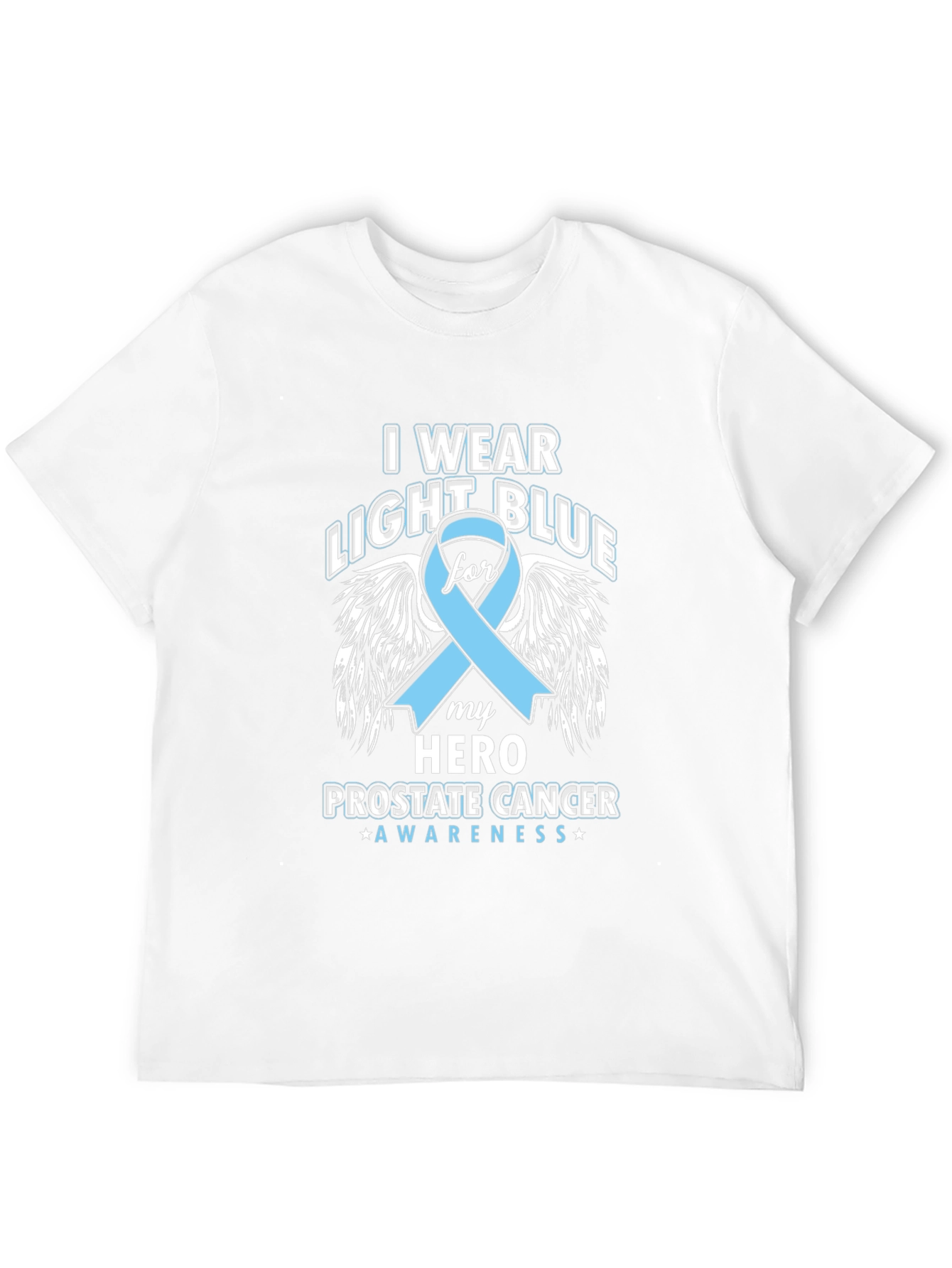 Prostate Cancer Awareness Ribbon T-Shirt