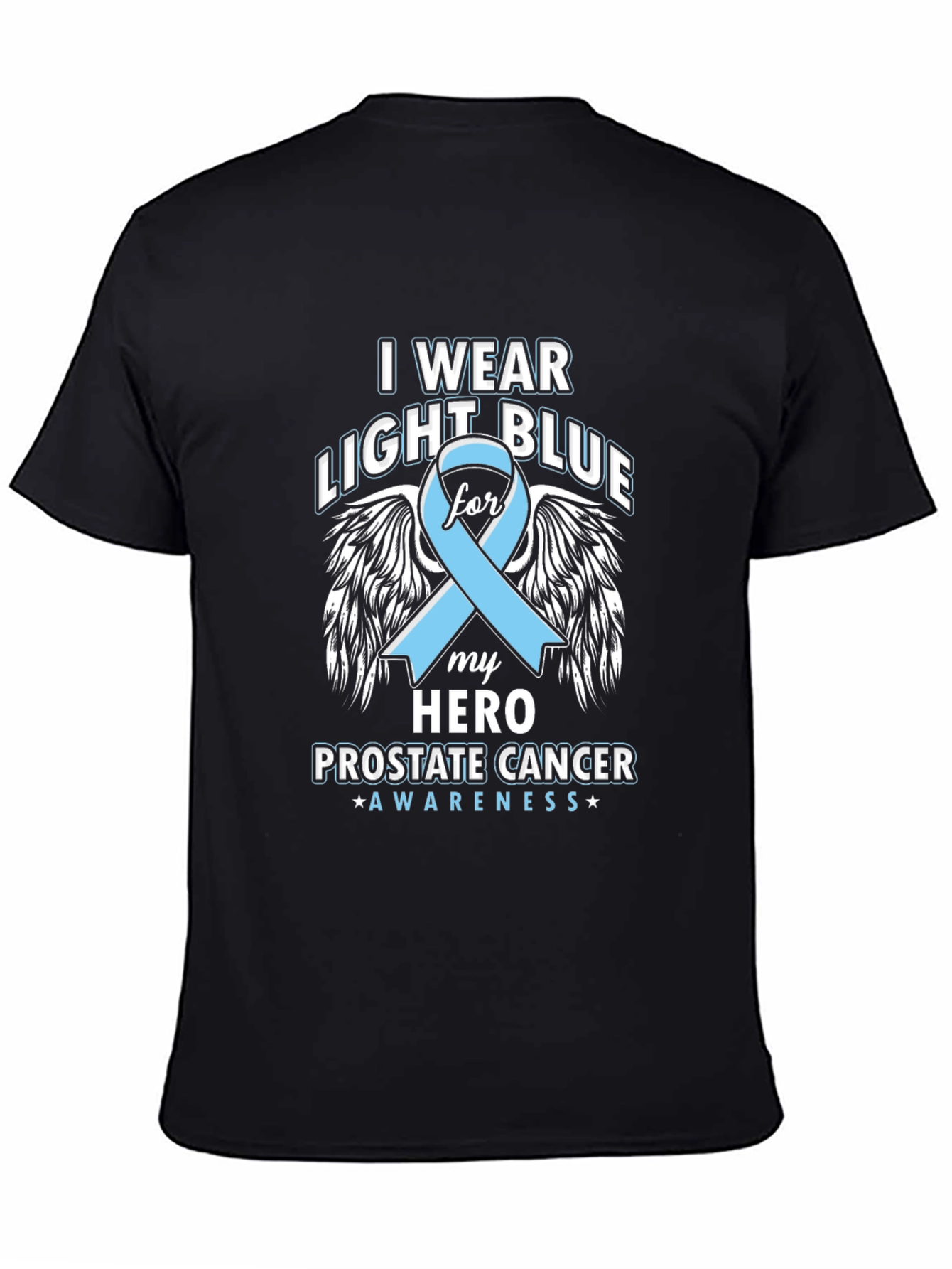 Prostate Cancer Awareness Ribbon T-Shirt